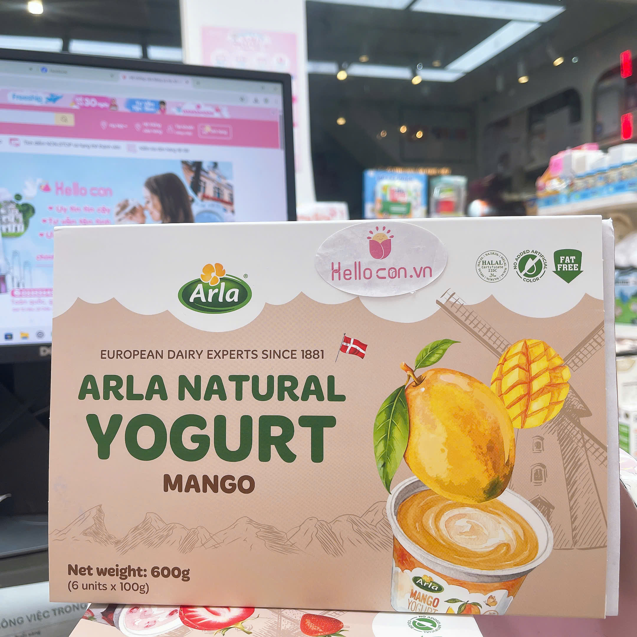 Sữa chua ít béo Arla (6x100g) — ảnh 3