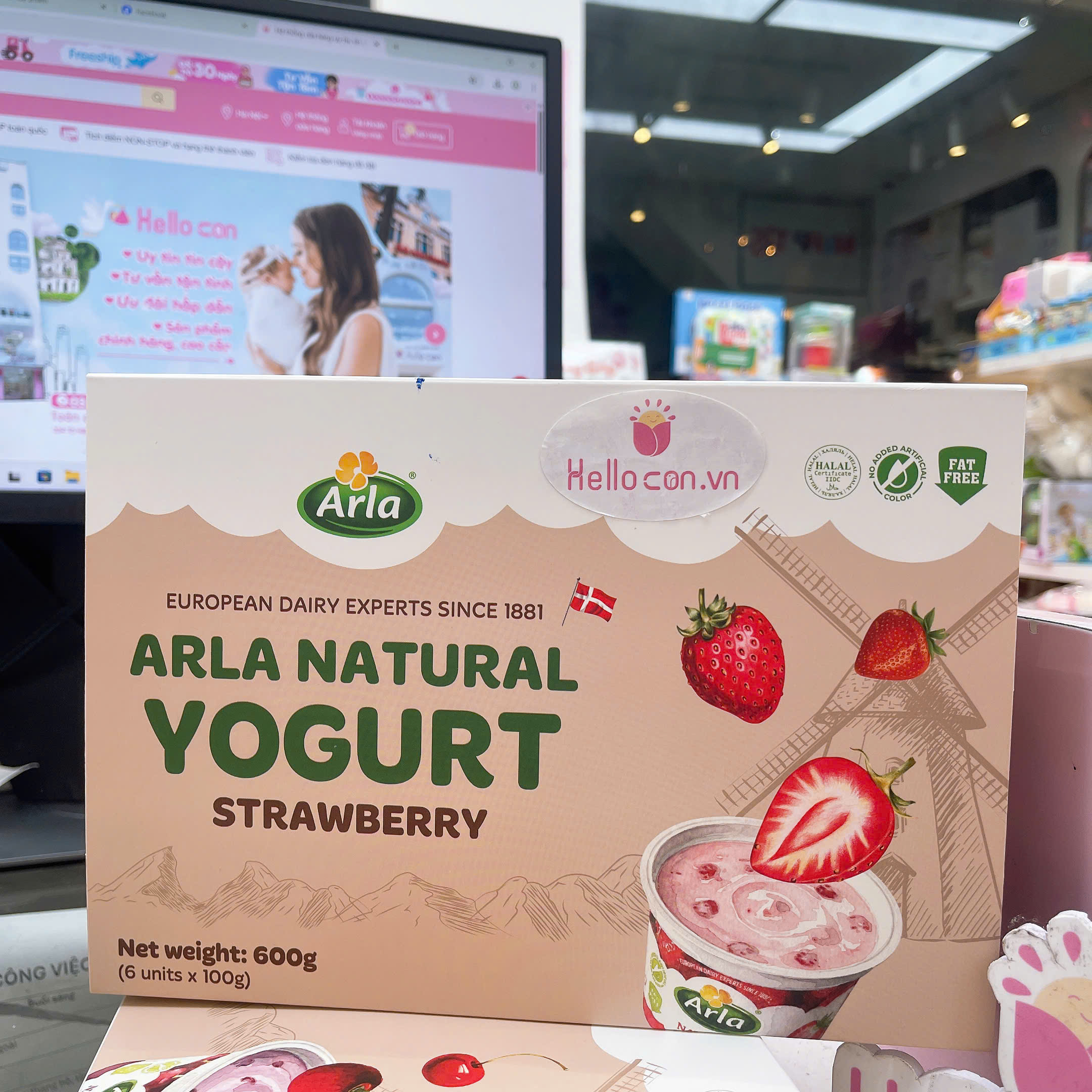 Sữa chua ít béo Arla (6x100g) — ảnh 4