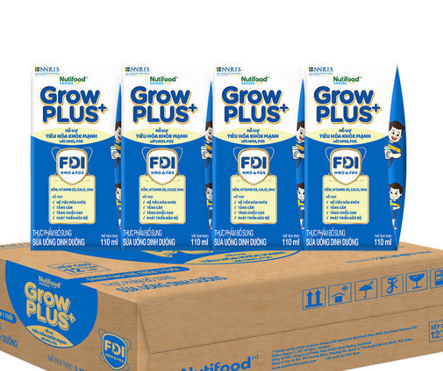Sữa nước Nutifood GrowPLUS+ từ 1 tuổi (4x110ml) — ảnh 7