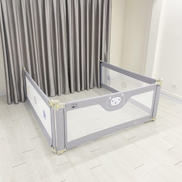 Thanh chắn giường Umoo bản nâng cấp (180cm, 200cm, 220cm) — ảnh 2