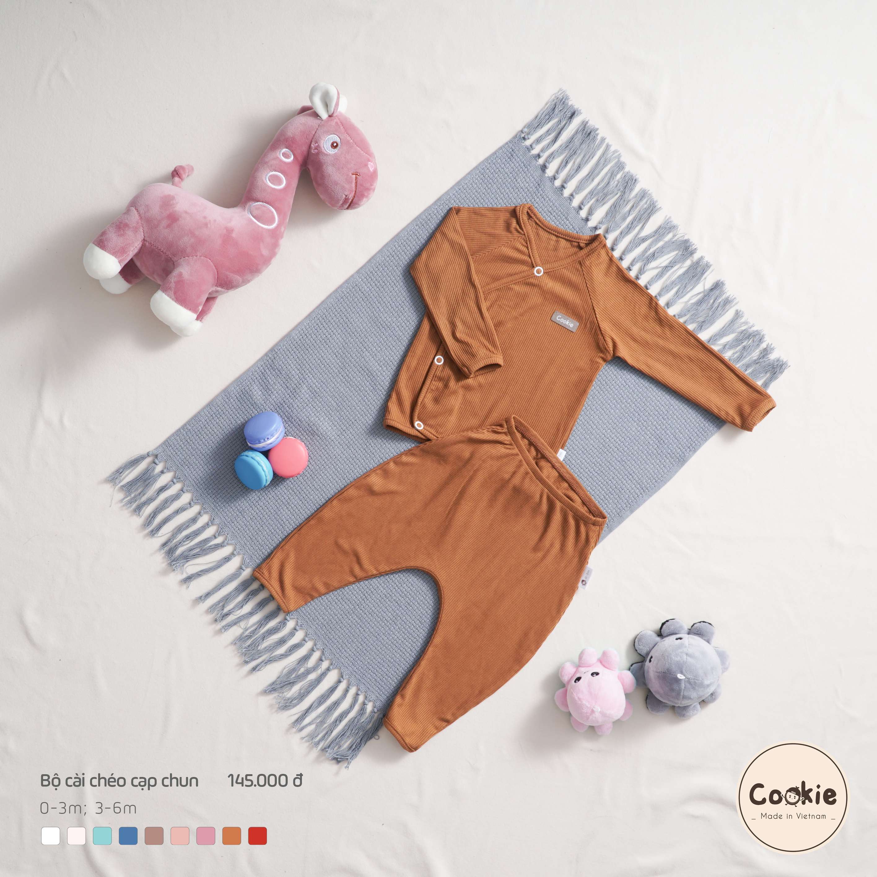 Bộ Cookie cài chéo cạp chun