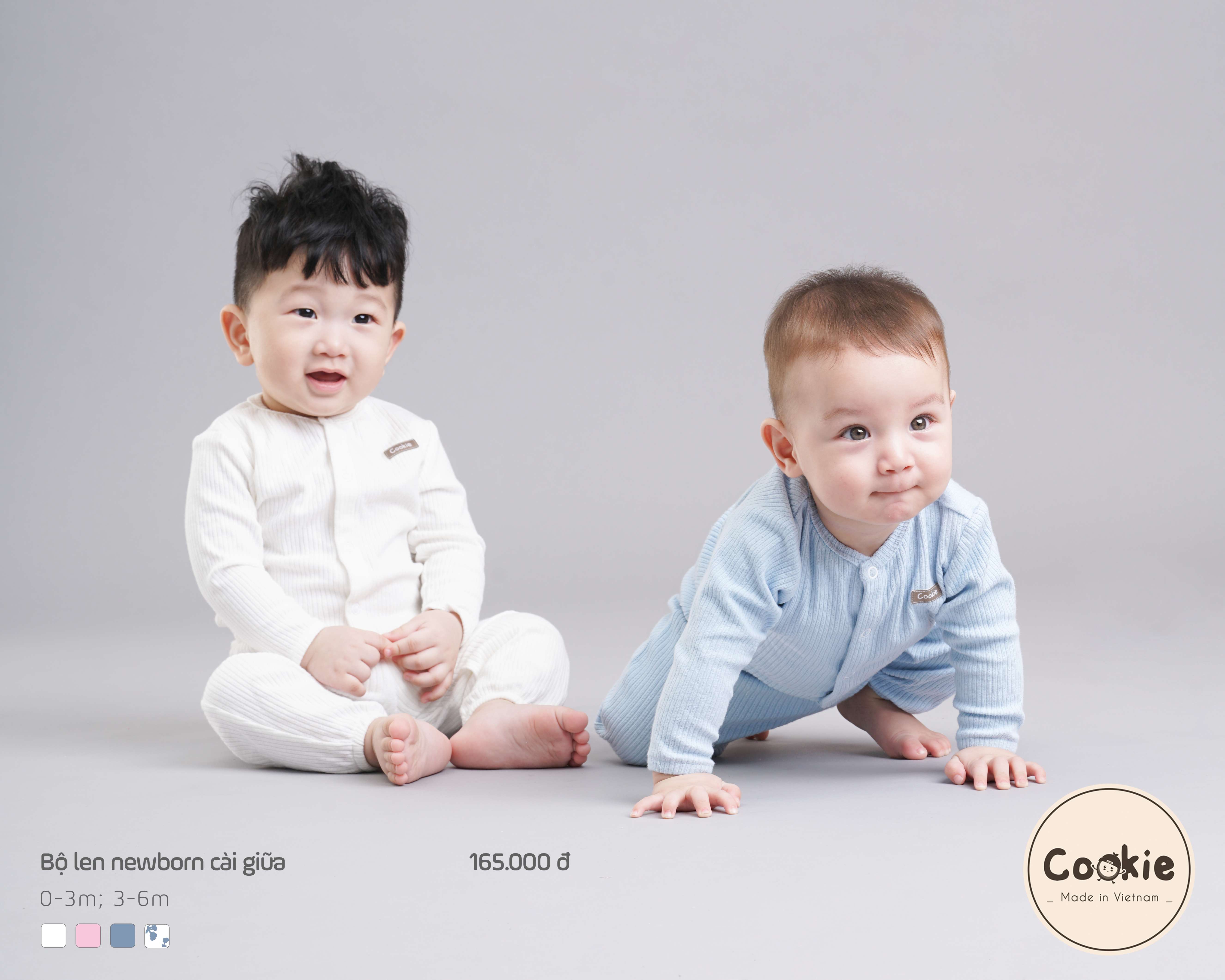 Bộ Cookie len newborn cài giữa — ảnh 6