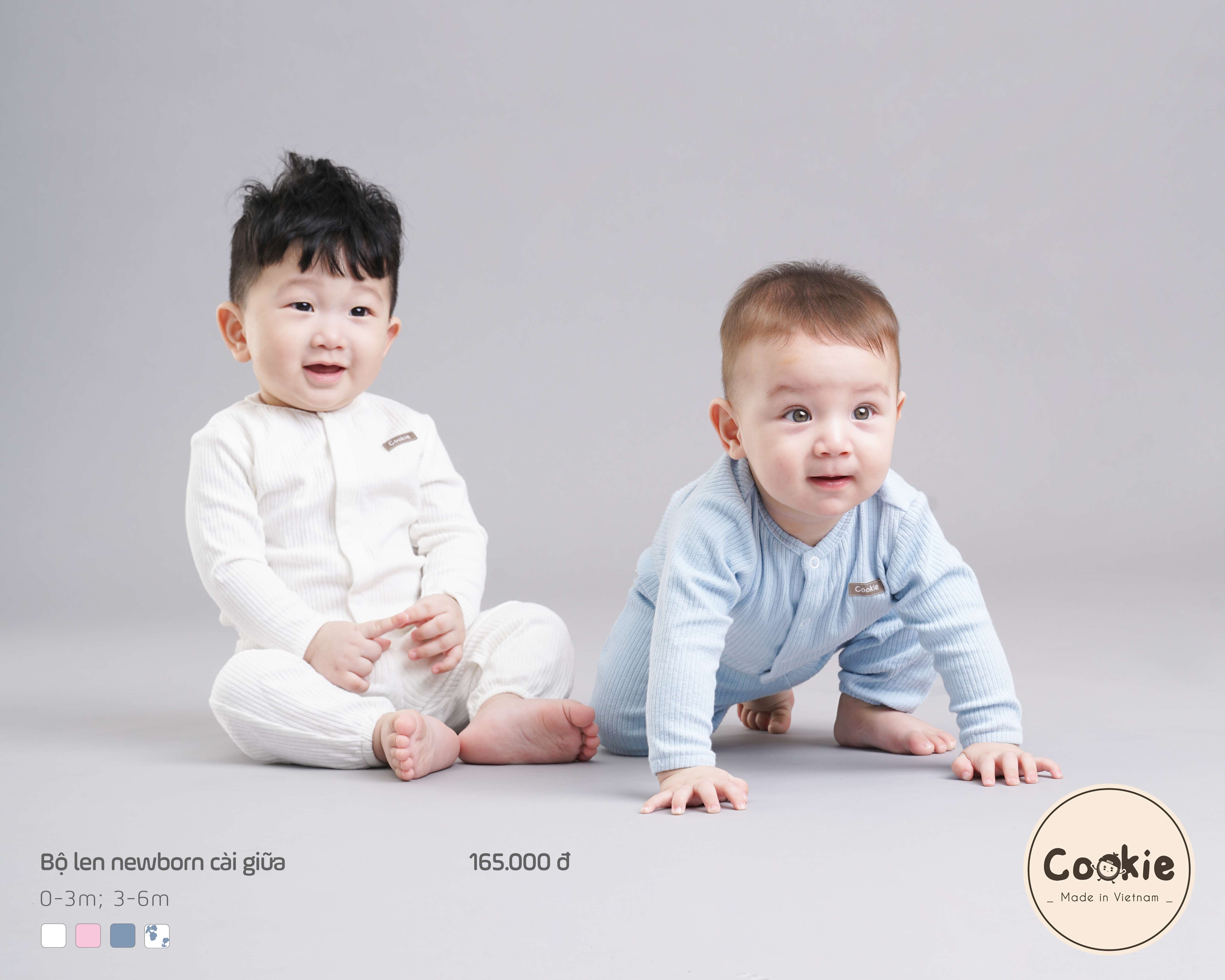 Bộ Cookie len newborn cài giữa — ảnh 7