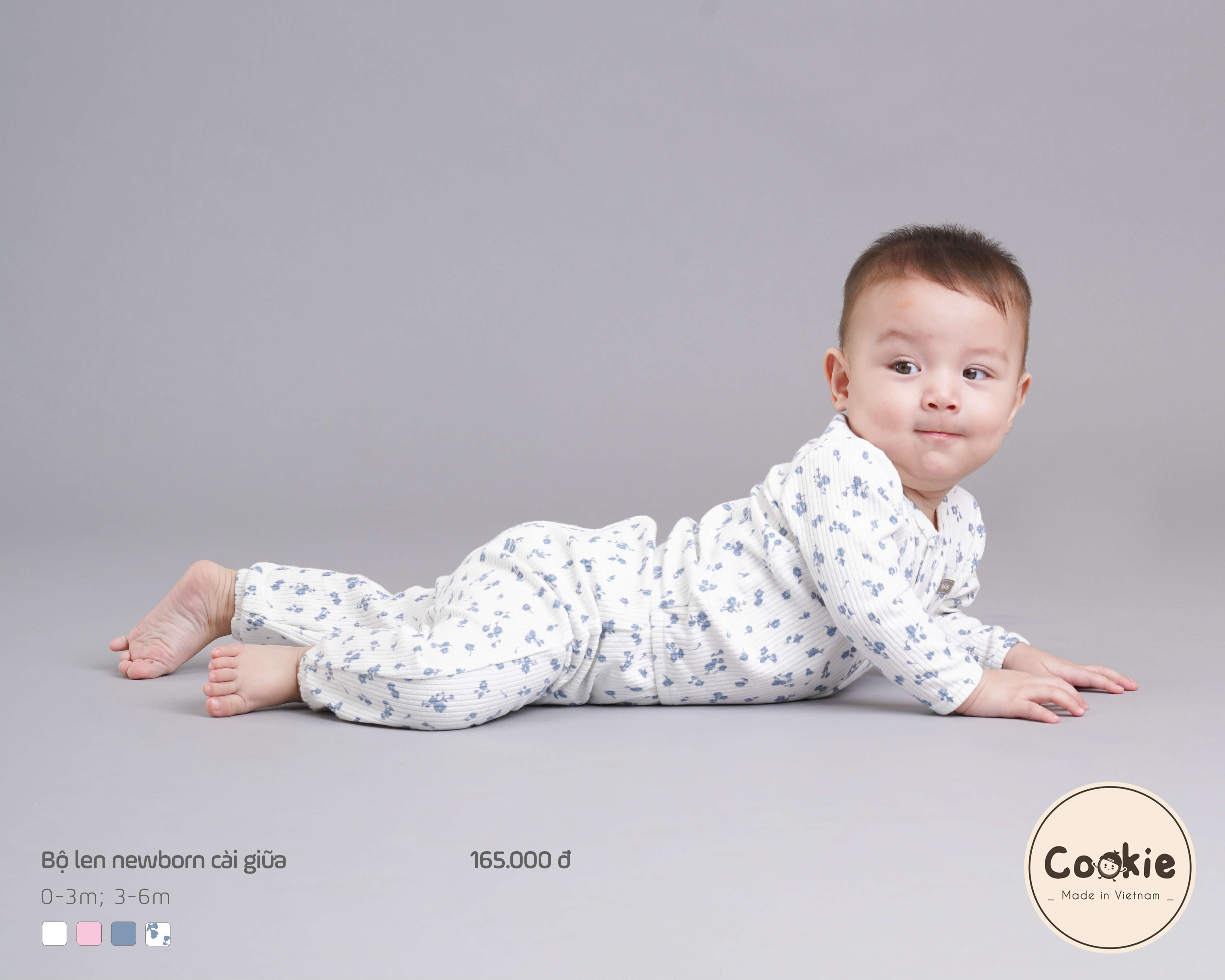 Bộ Cookie len newborn cài giữa — ảnh 9