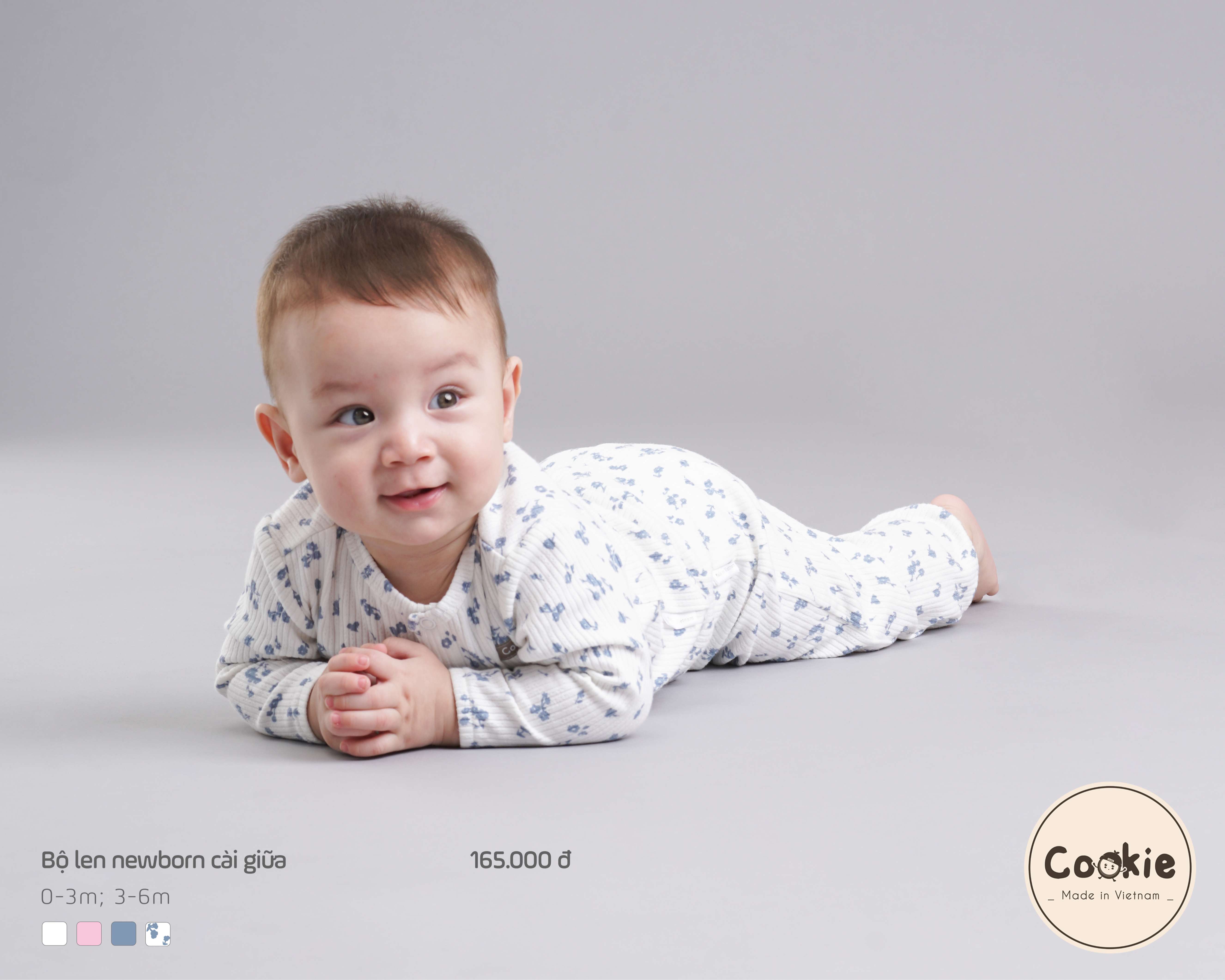 Bộ Cookie len newborn cài giữa — ảnh 10