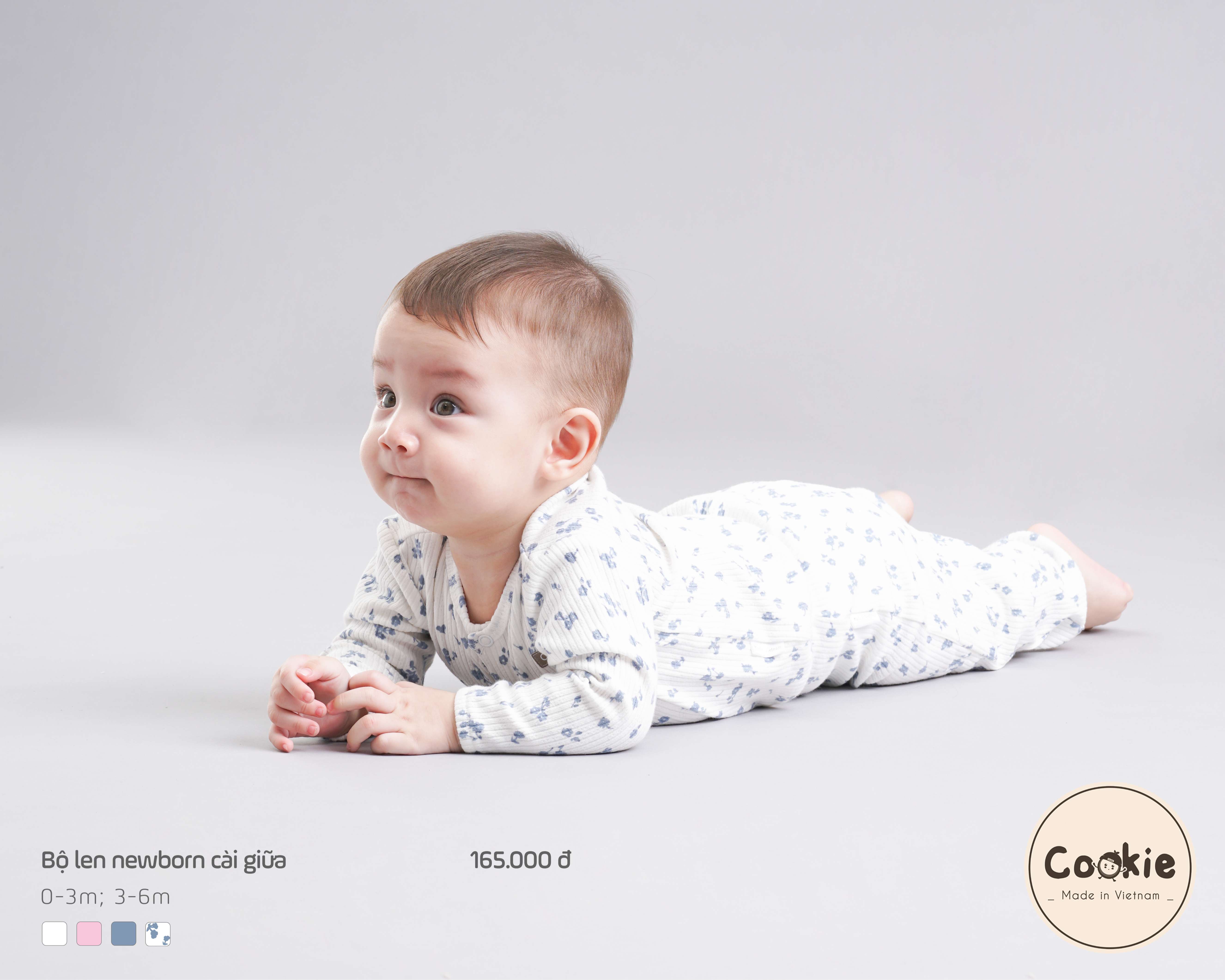 Bộ Cookie len newborn cài giữa — ảnh 11