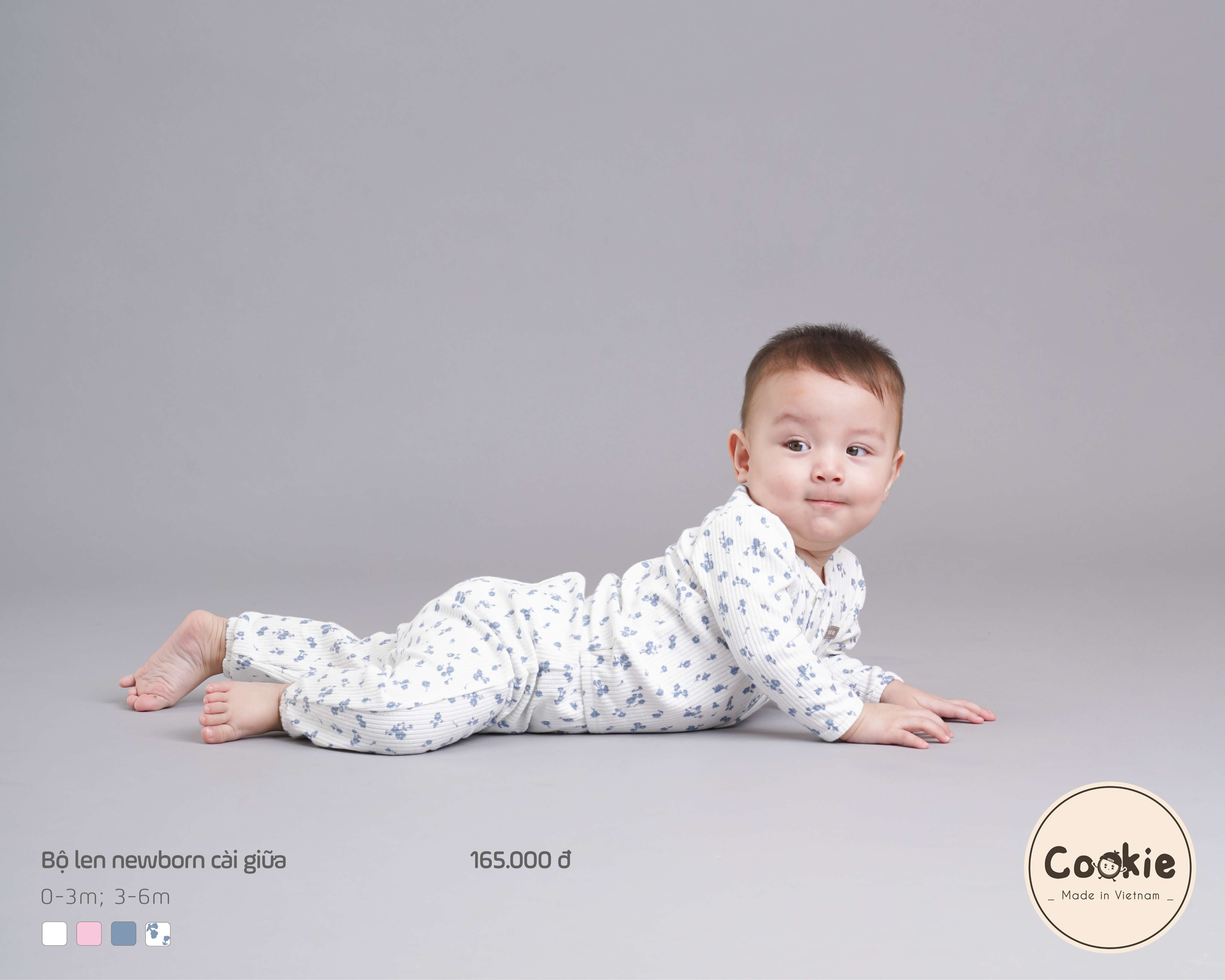 Bộ Cookie len newborn cài giữa — ảnh 12