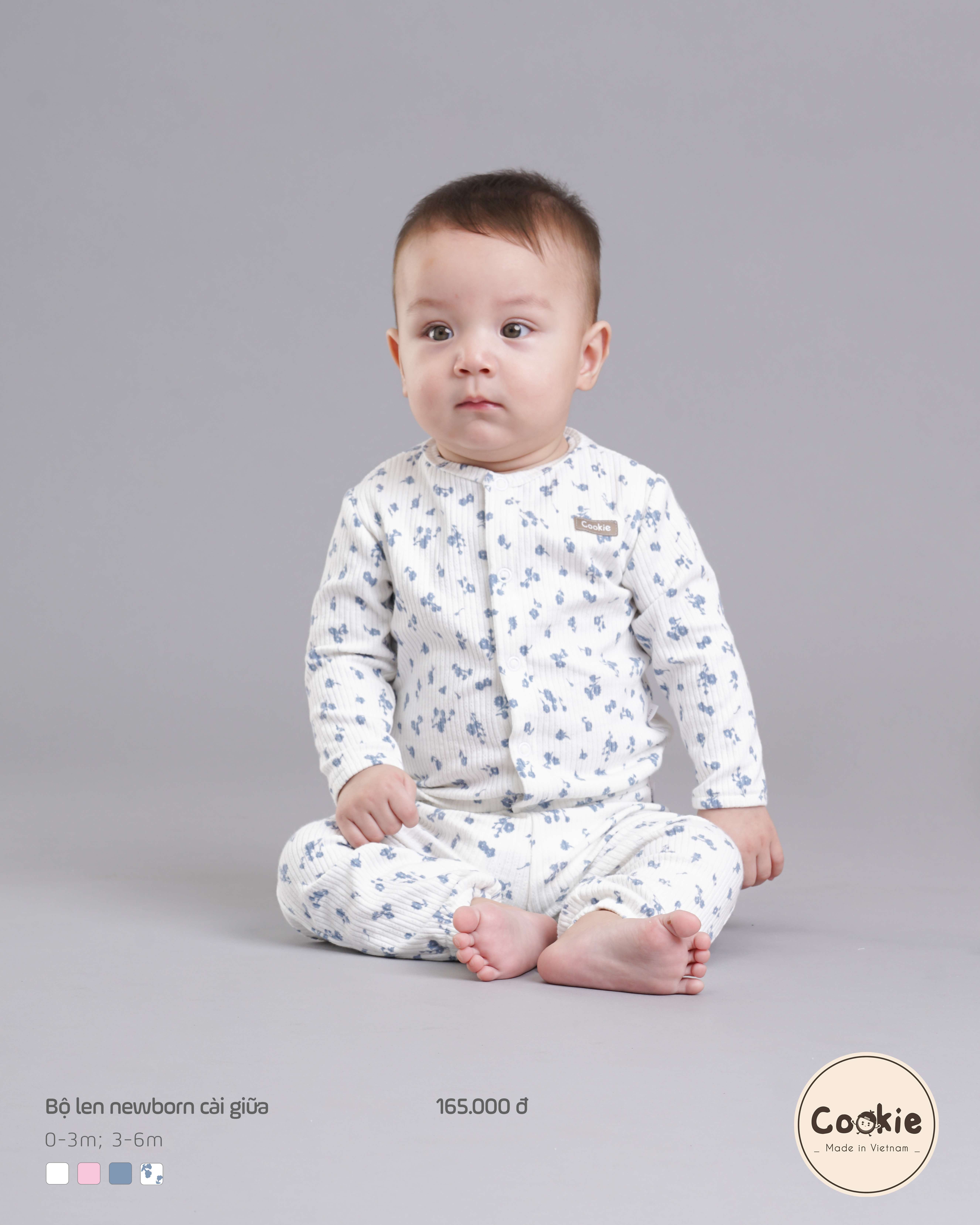 Bộ Cookie len newborn cài giữa — ảnh 13