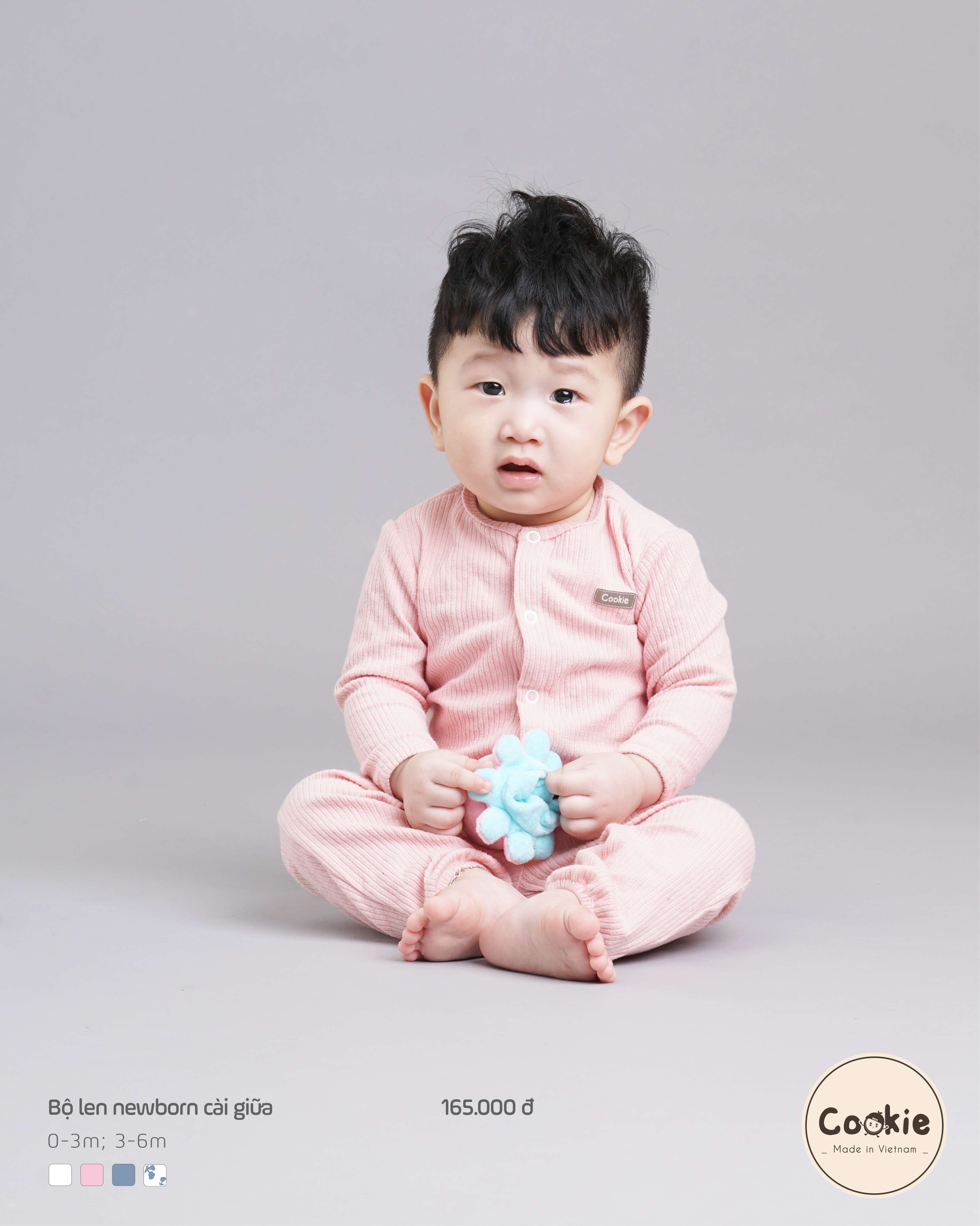 Bộ Cookie len newborn cài giữa — ảnh 14