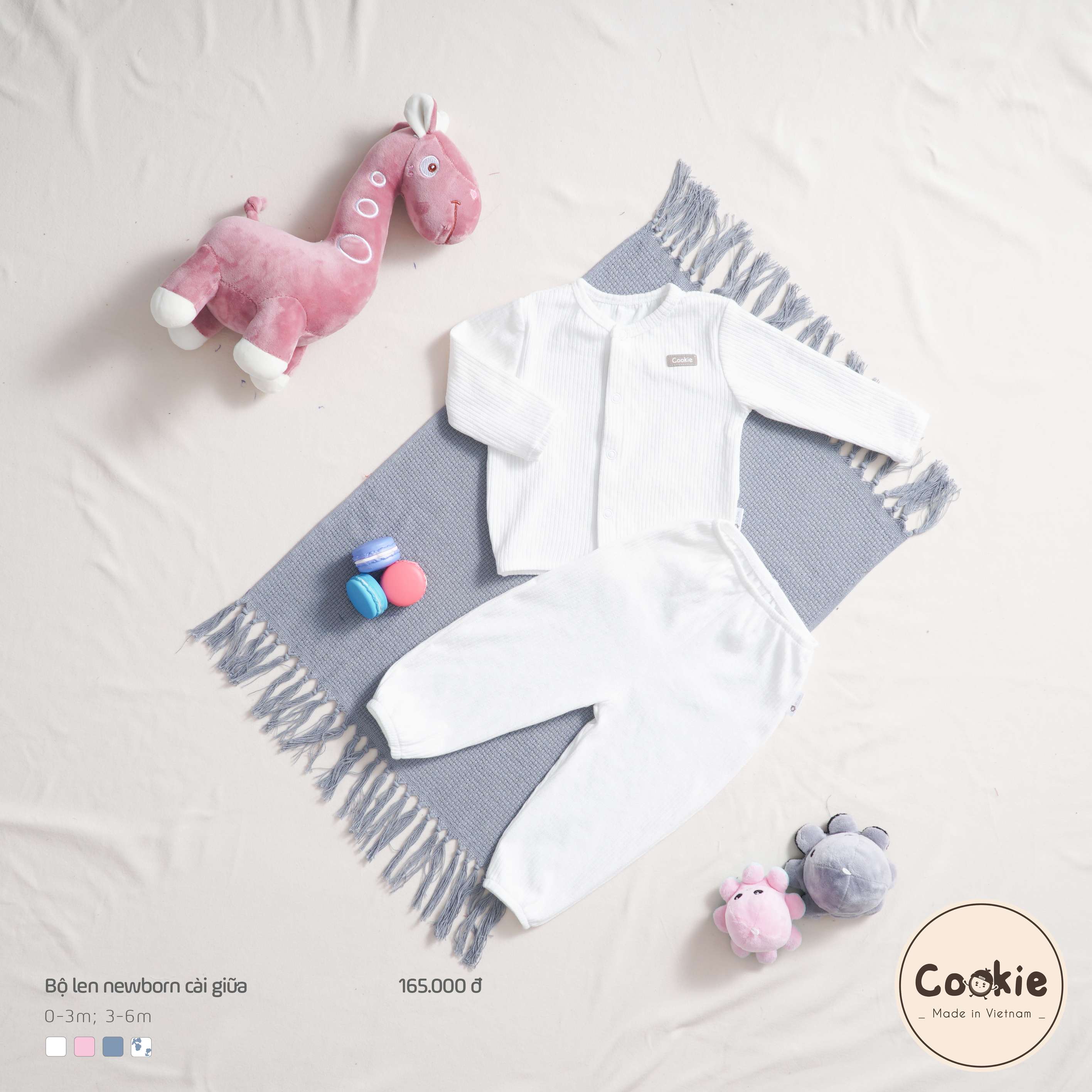 Bộ Cookie len newborn cài giữa — ảnh 22
