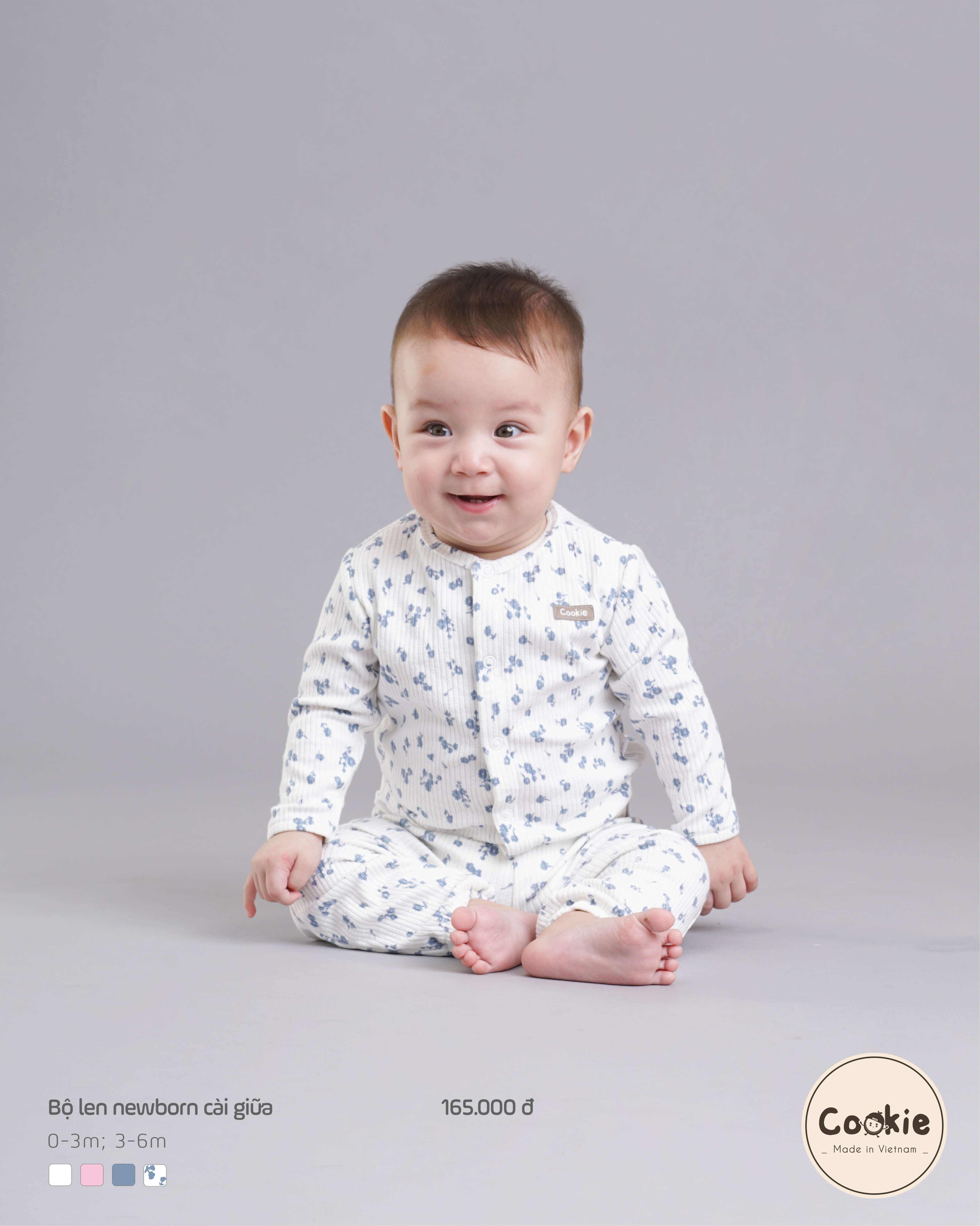 Bộ Cookie len newborn cài giữa — ảnh 24