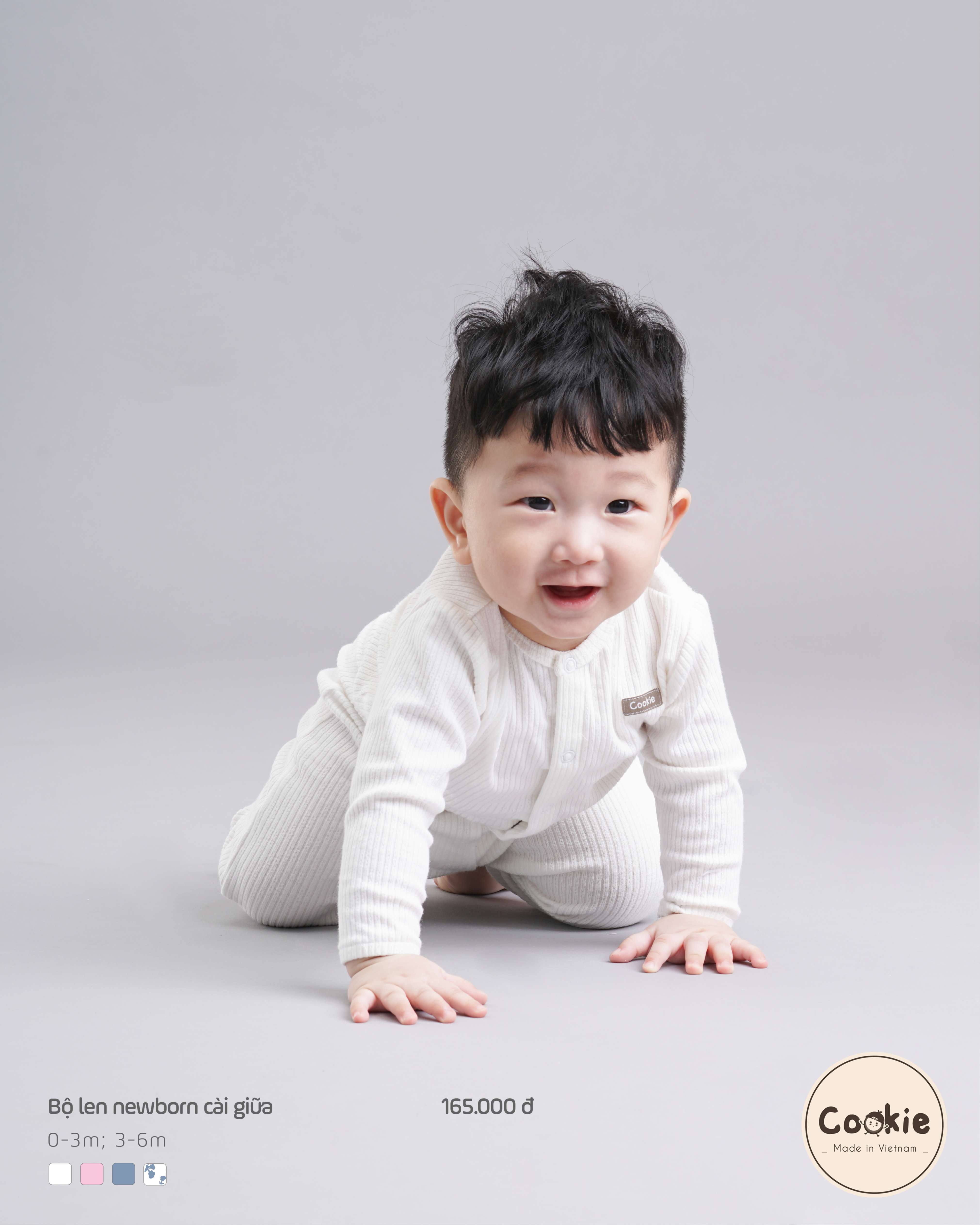 Bộ Cookie len newborn cài giữa — ảnh 25
