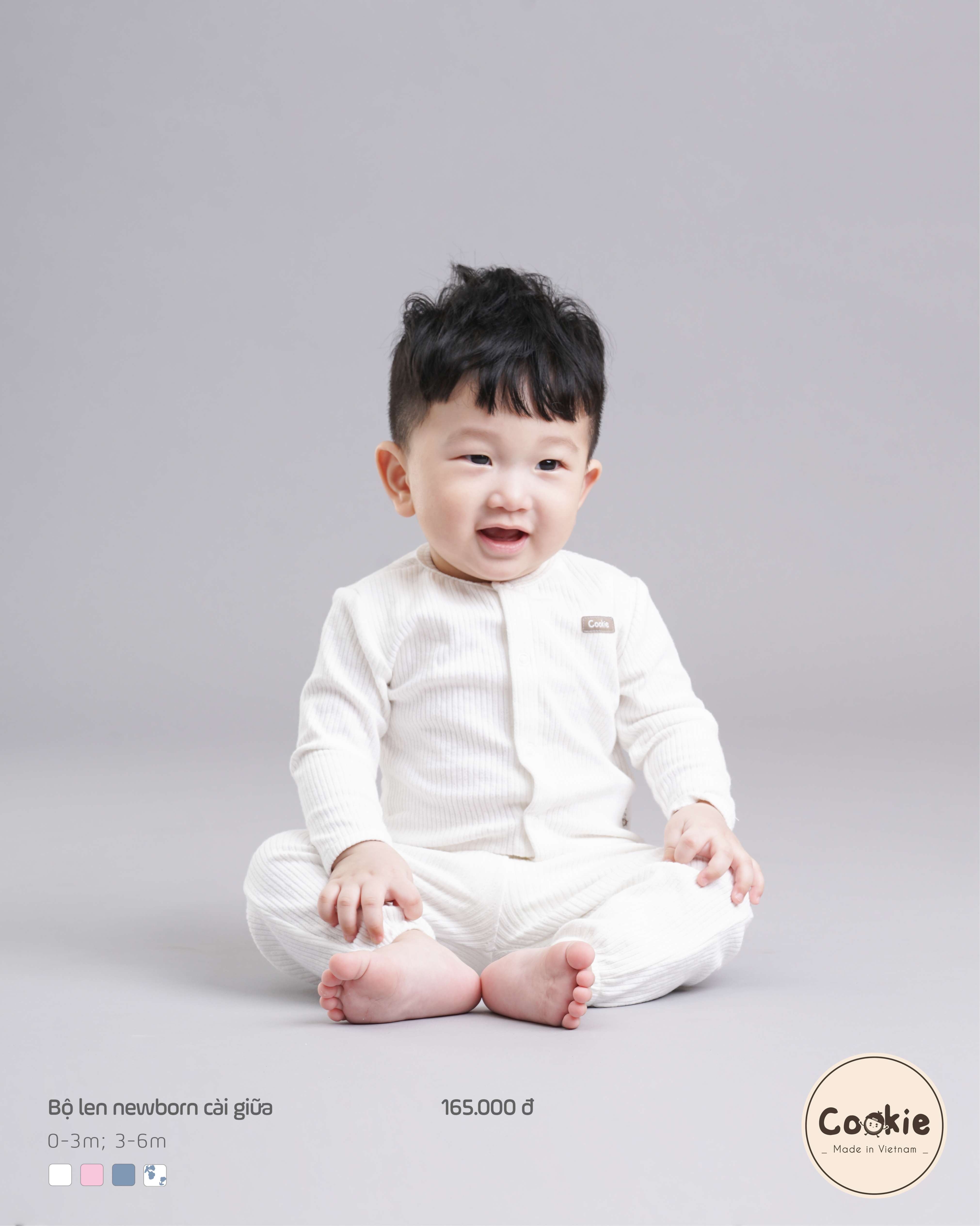 Bộ Cookie len newborn cài giữa — ảnh 26