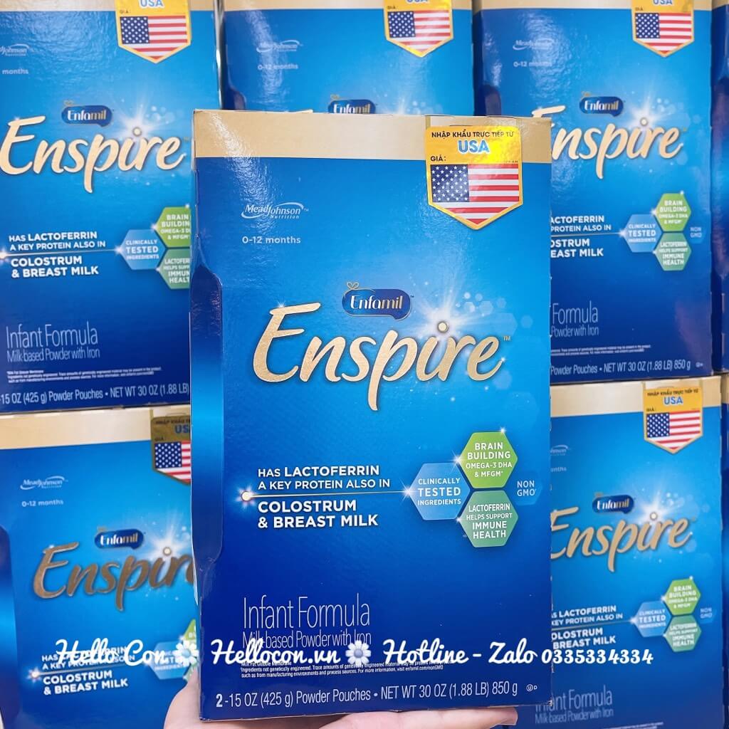 Sữa Enfamil Enspire Infant Formula 0-12M (Hộp 581g, hộp 850g) — ảnh 5