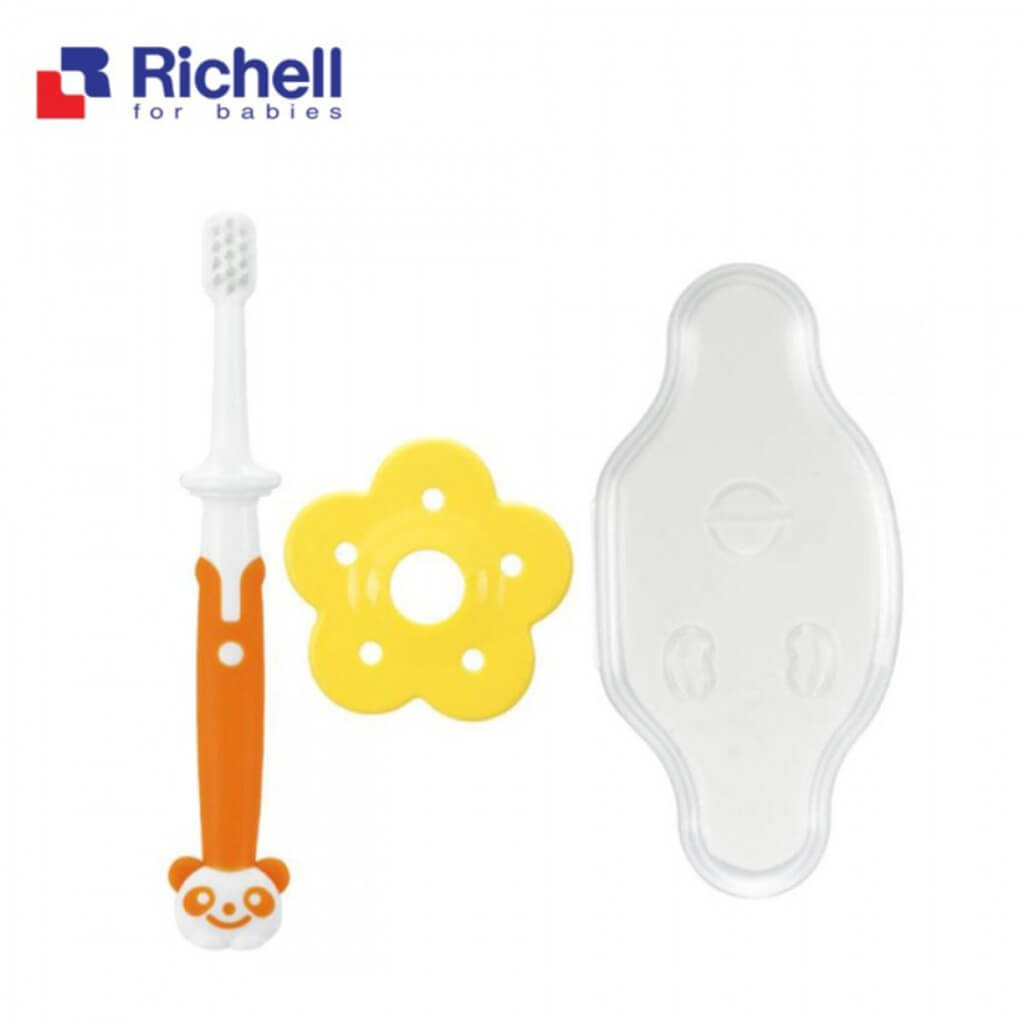 Bàn chải Richell (Nước 1 - từ 3 tháng, Bước 2 - từ 8 tháng, Bước 3 - từ 12 tháng) — ảnh 2