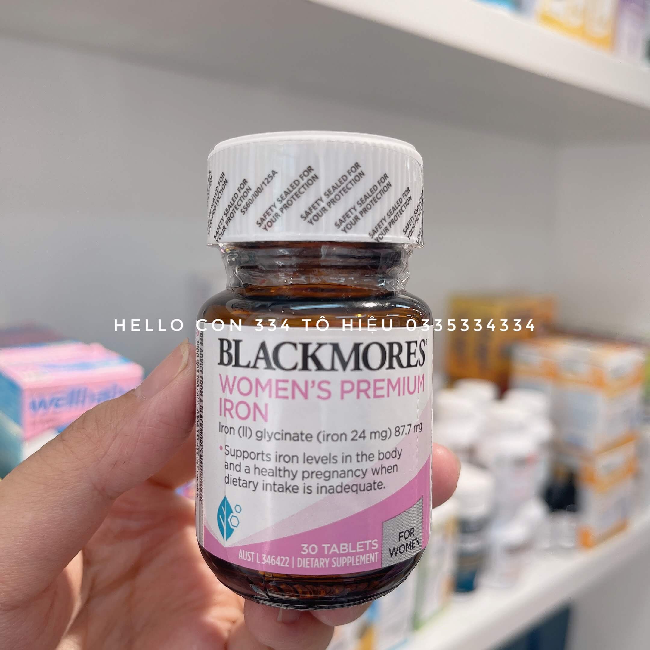 Viên sắt bầu Blackmores Pregnancy Iron 30viên — ảnh 3