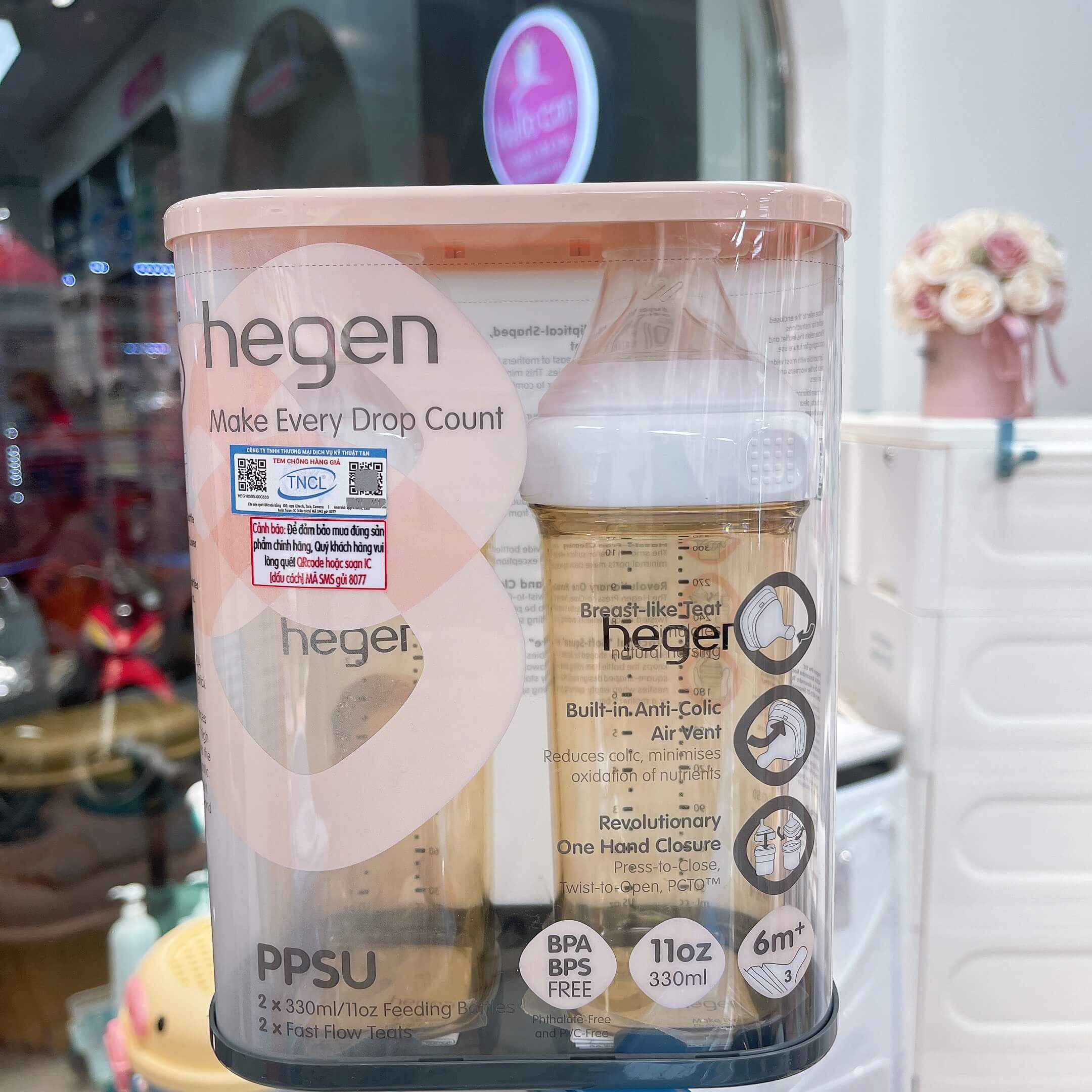 Bình sữa Hegen PPSU (Bình Đơn, bình Đôi) (150ml, 240ml, 330ml) — ảnh 11
