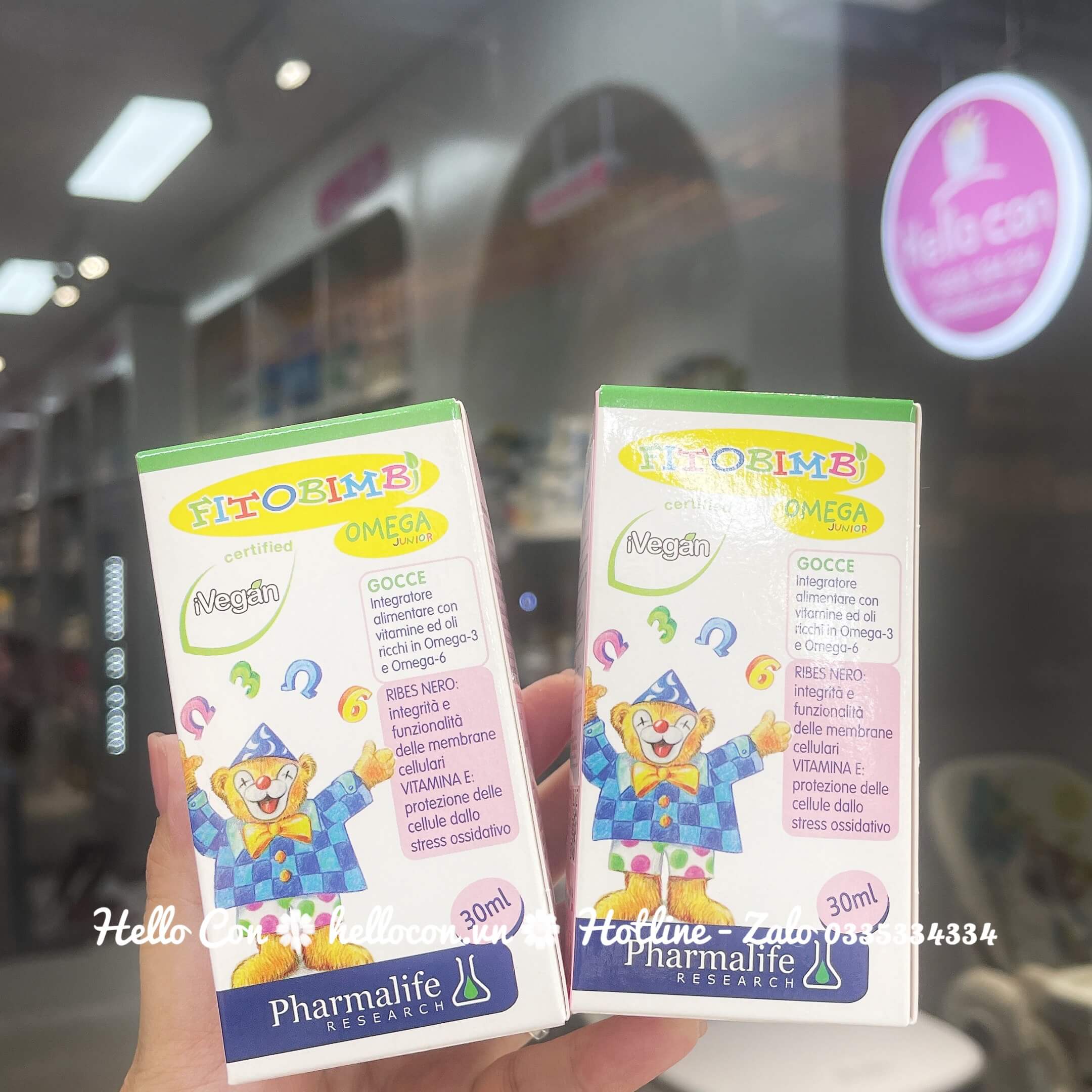 Pharmalife Omega junior phát triển não bộ, thần kinh và miễn dịch 30ml nhỏ giọt