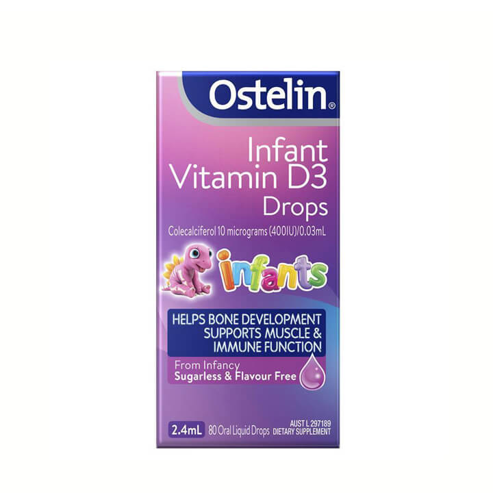 Vitamin D3 sơ sinh nhỏ giọt Ostelin 2.4ml — ảnh 3
