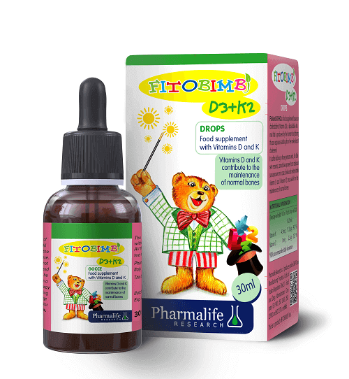 Pharmalife Fitobimbi Vitamin D3 K2 dạng giọt từ sơ sinh