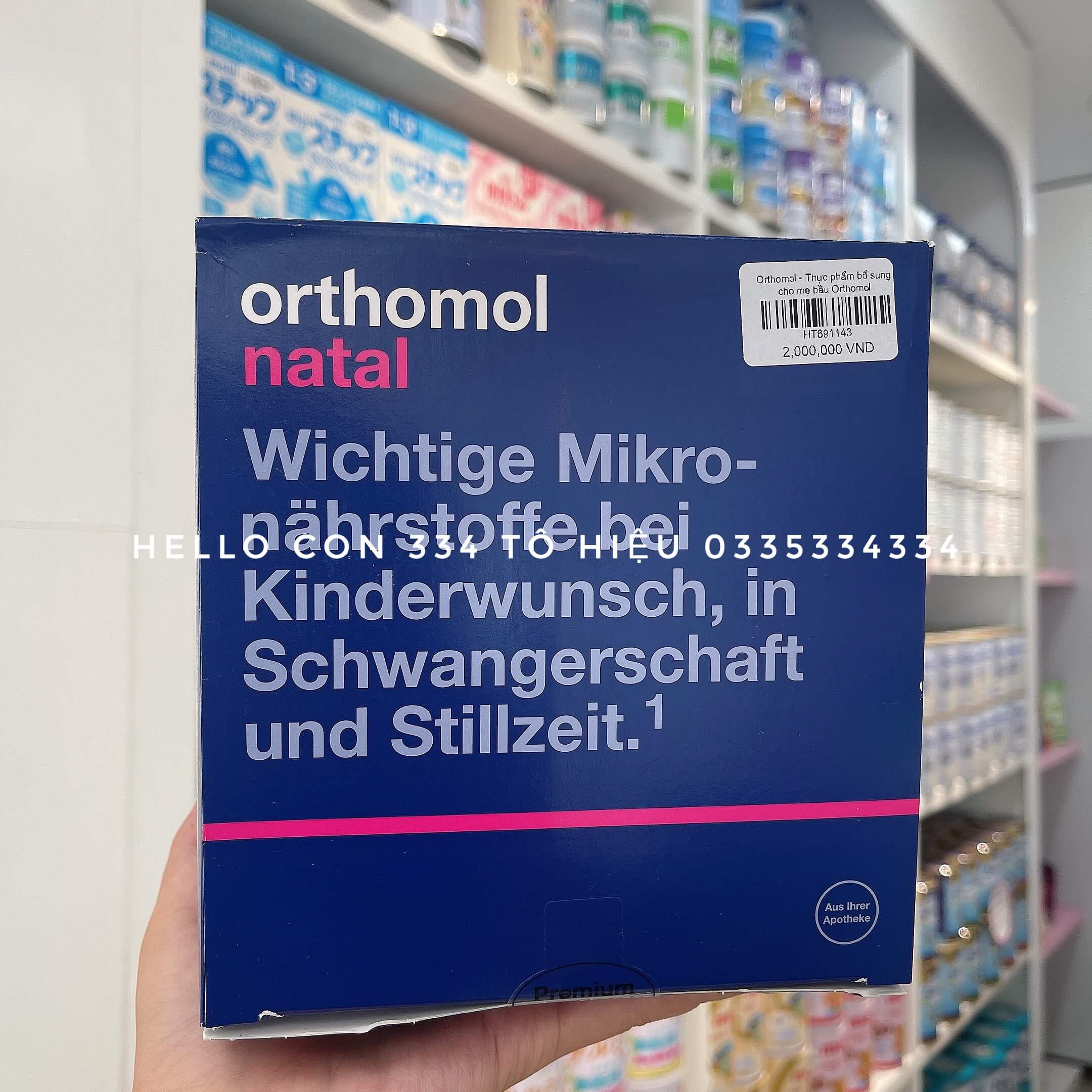 Thực phẩm bổ sung cho mẹ bầu Orthomol