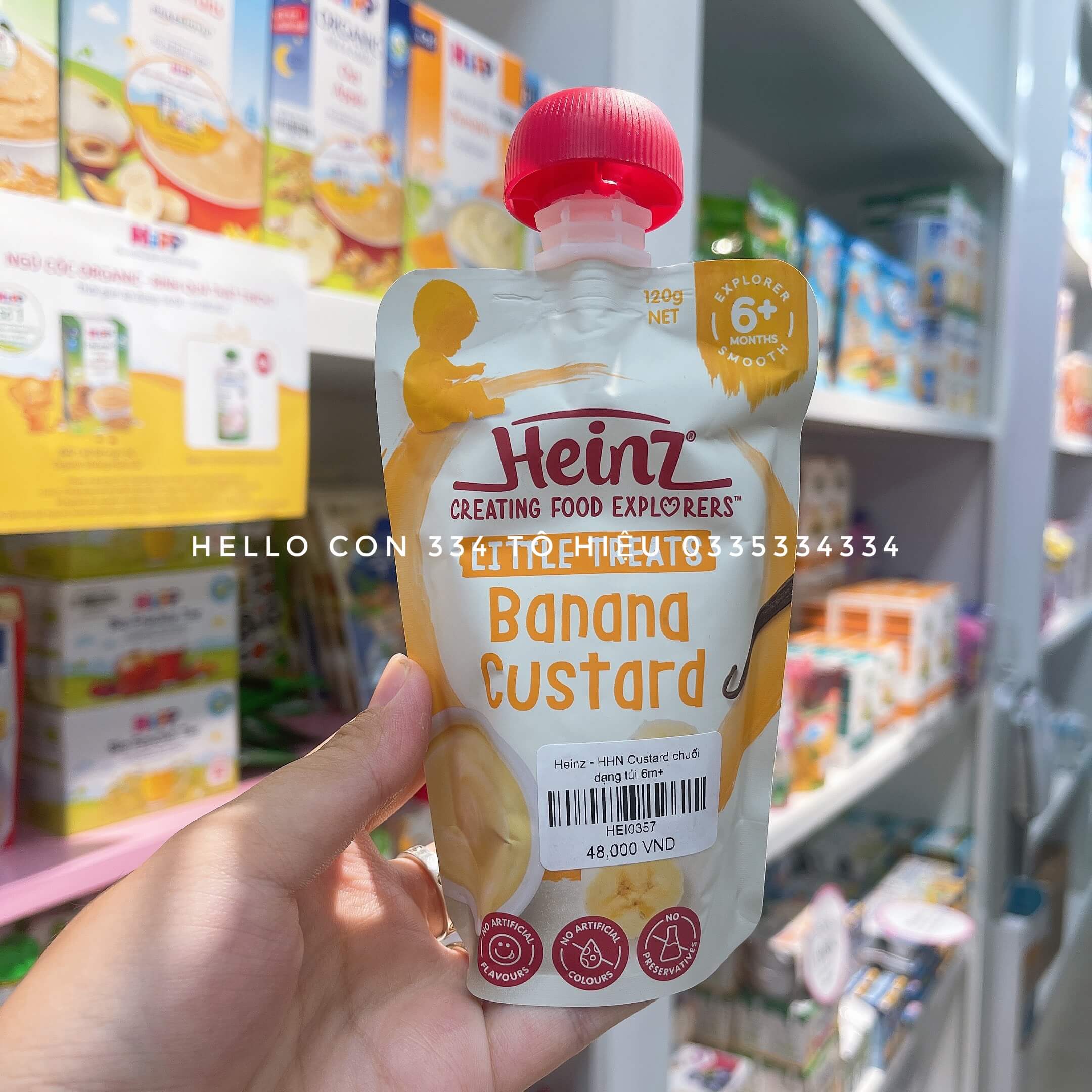 Váng nguội Heinz (Custard vani, Custard chuối, Custard dâu - vani, Custard xoài - vani) — ảnh 2