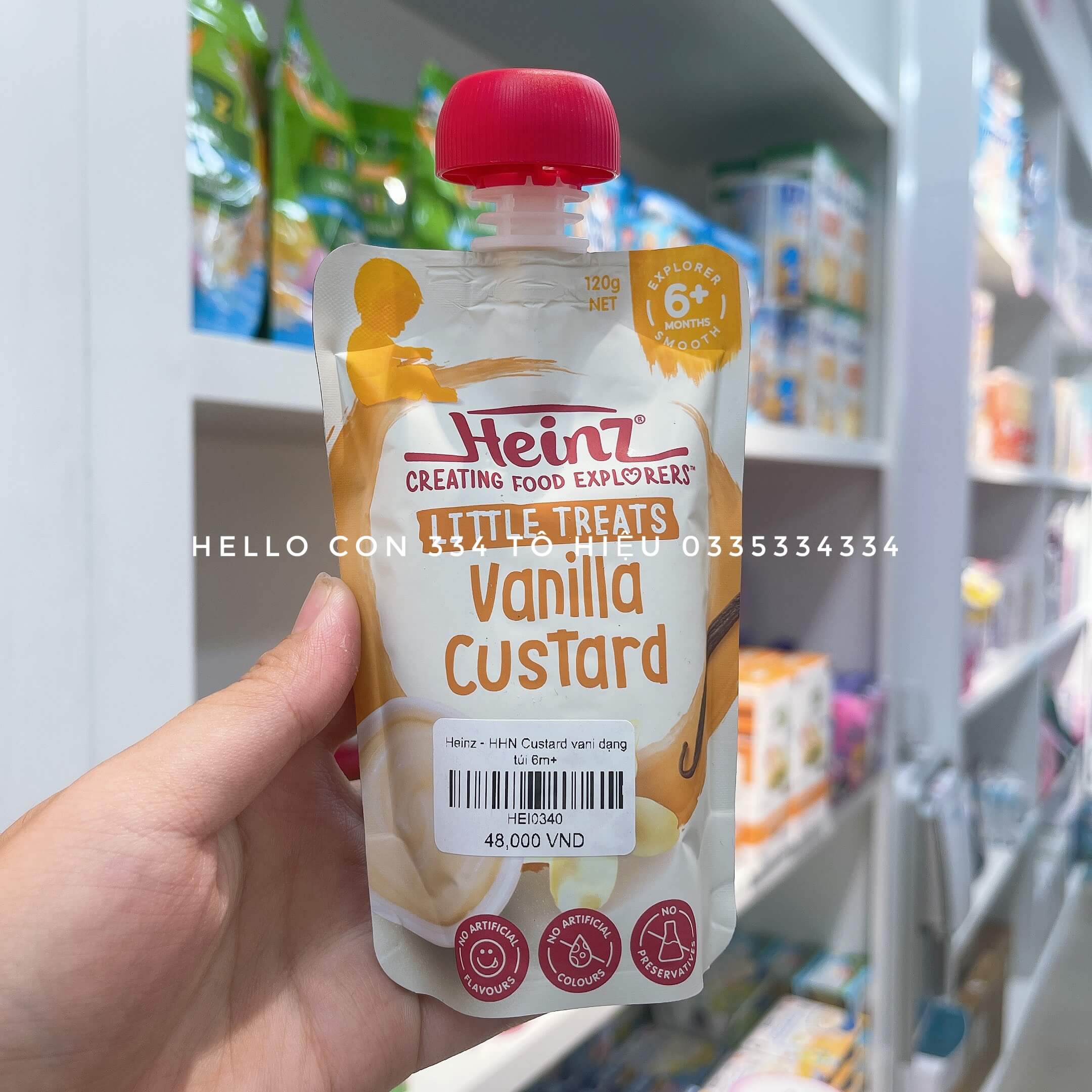 Váng nguội Heinz (Custard vani, Custard chuối, Custard dâu - vani, Custard xoài - vani) — ảnh 3