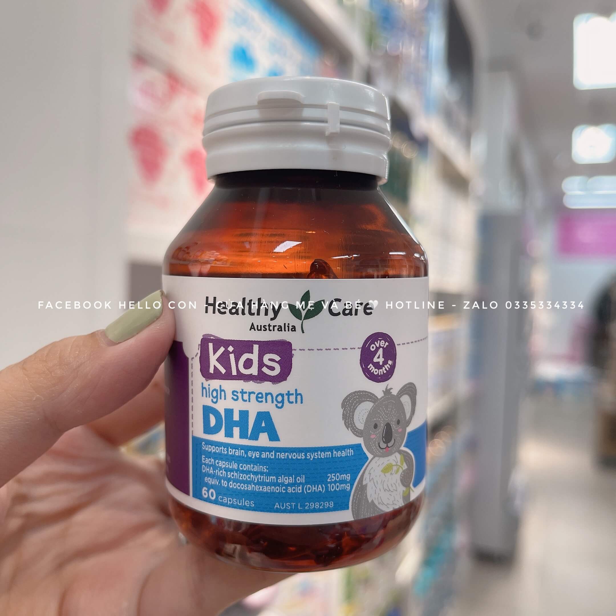 Healthy care DHA cho trẻ từ 4 tháng tuổi