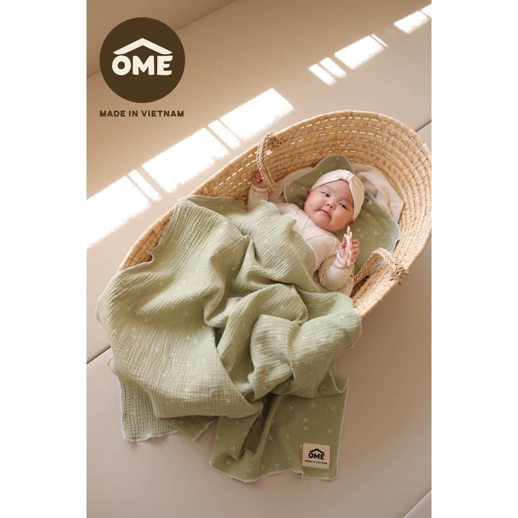 Ome - Set chăn gối Vintage 2 lớp — ảnh 5