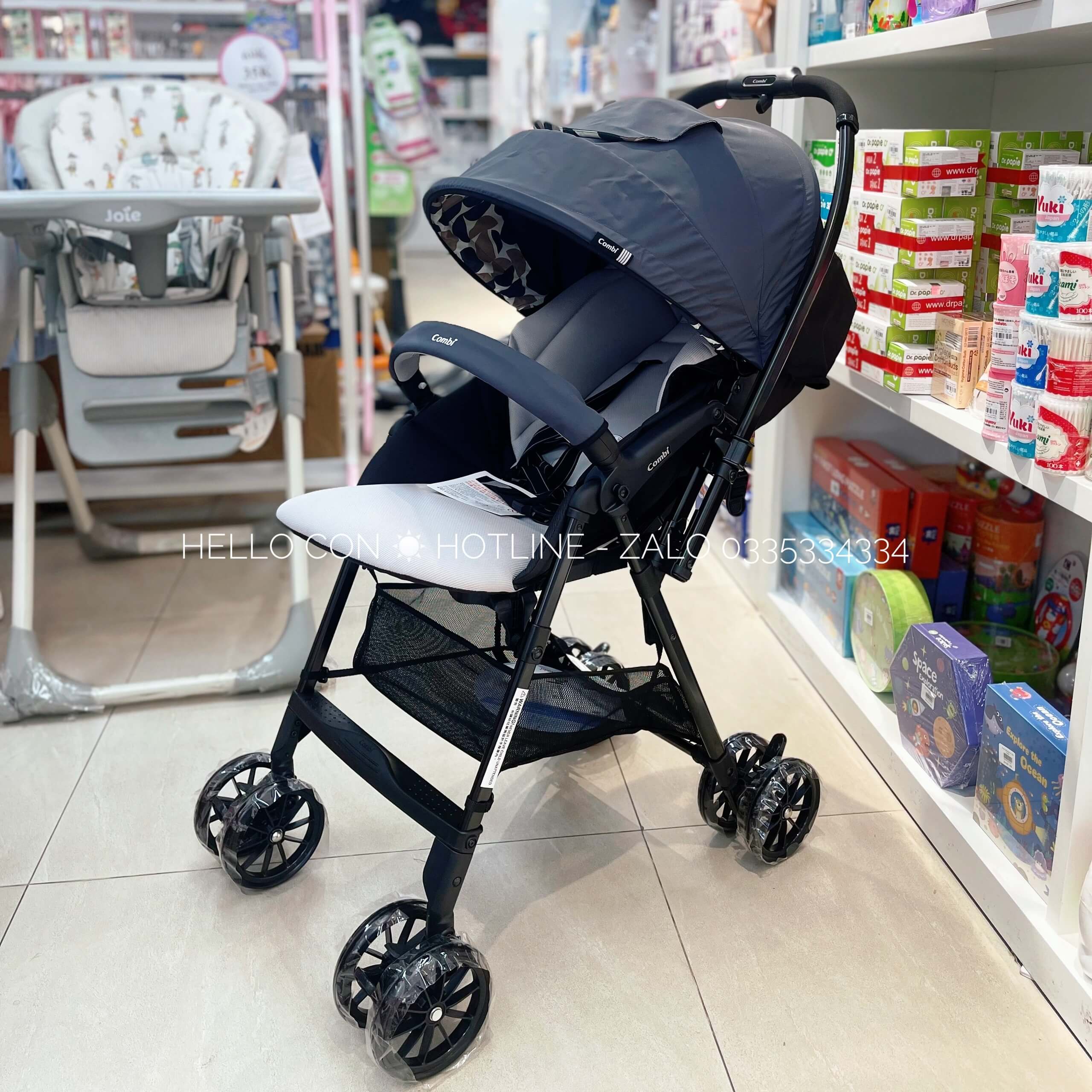 Xe đẩy combi NEYO (Màu Ghi, màu Xanh, màu Đỏ) — ảnh 2