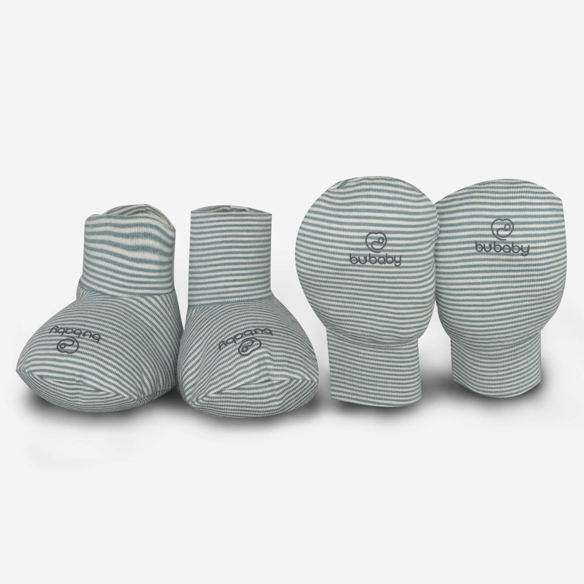 Bộ bao chân, bao tay Bu baby Bamboo cotton Free — ảnh 3