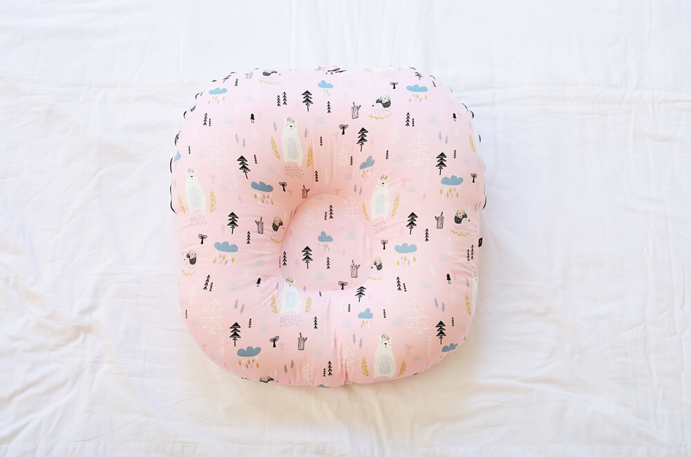 Vỏ Gối chống trào Roto bebe (họa tiết Tím gấu, Vàng chim sẻ, Họa tiết mây, Trắng sao, Hồng gấu)