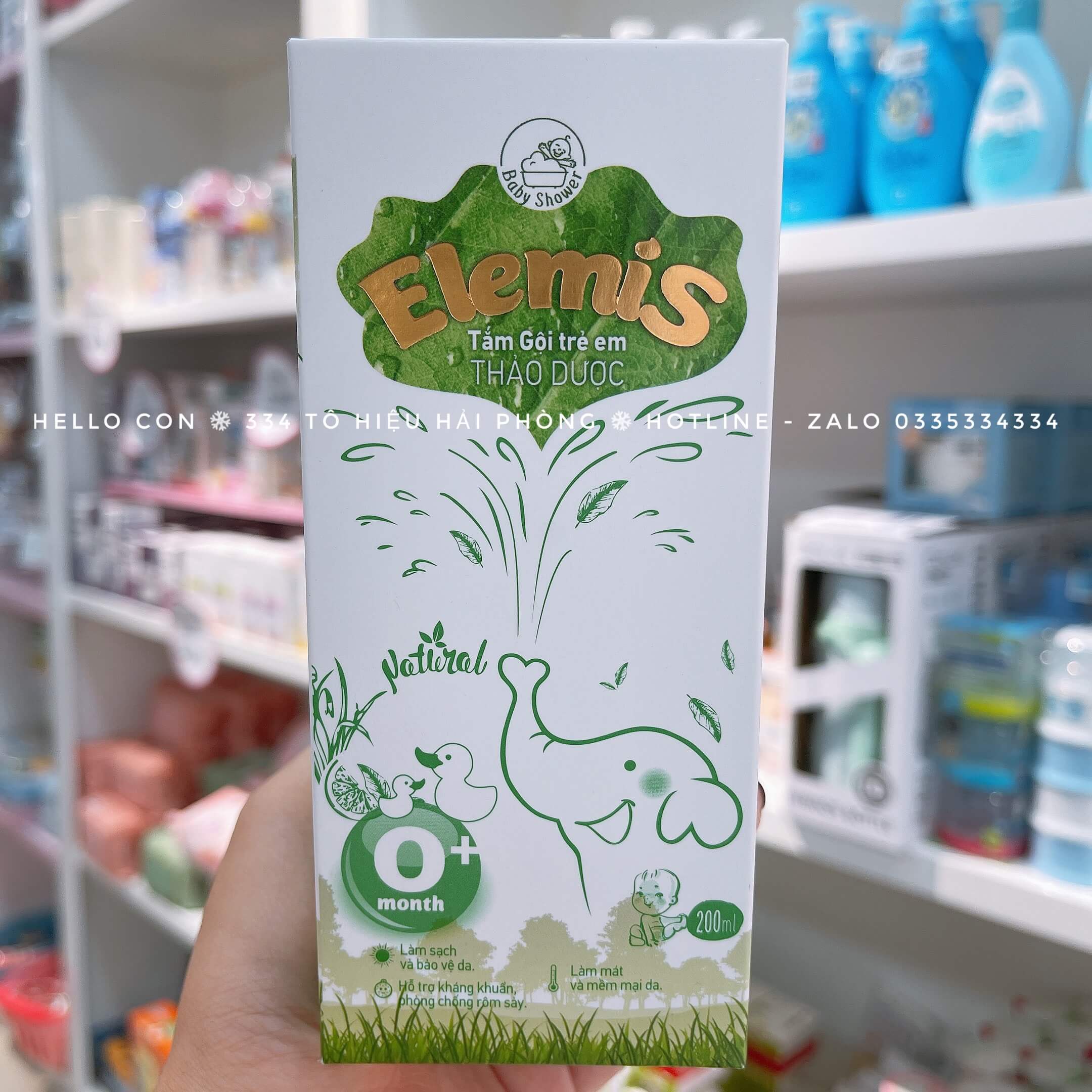 Tắm gội trẻ em thảo dược Elemis