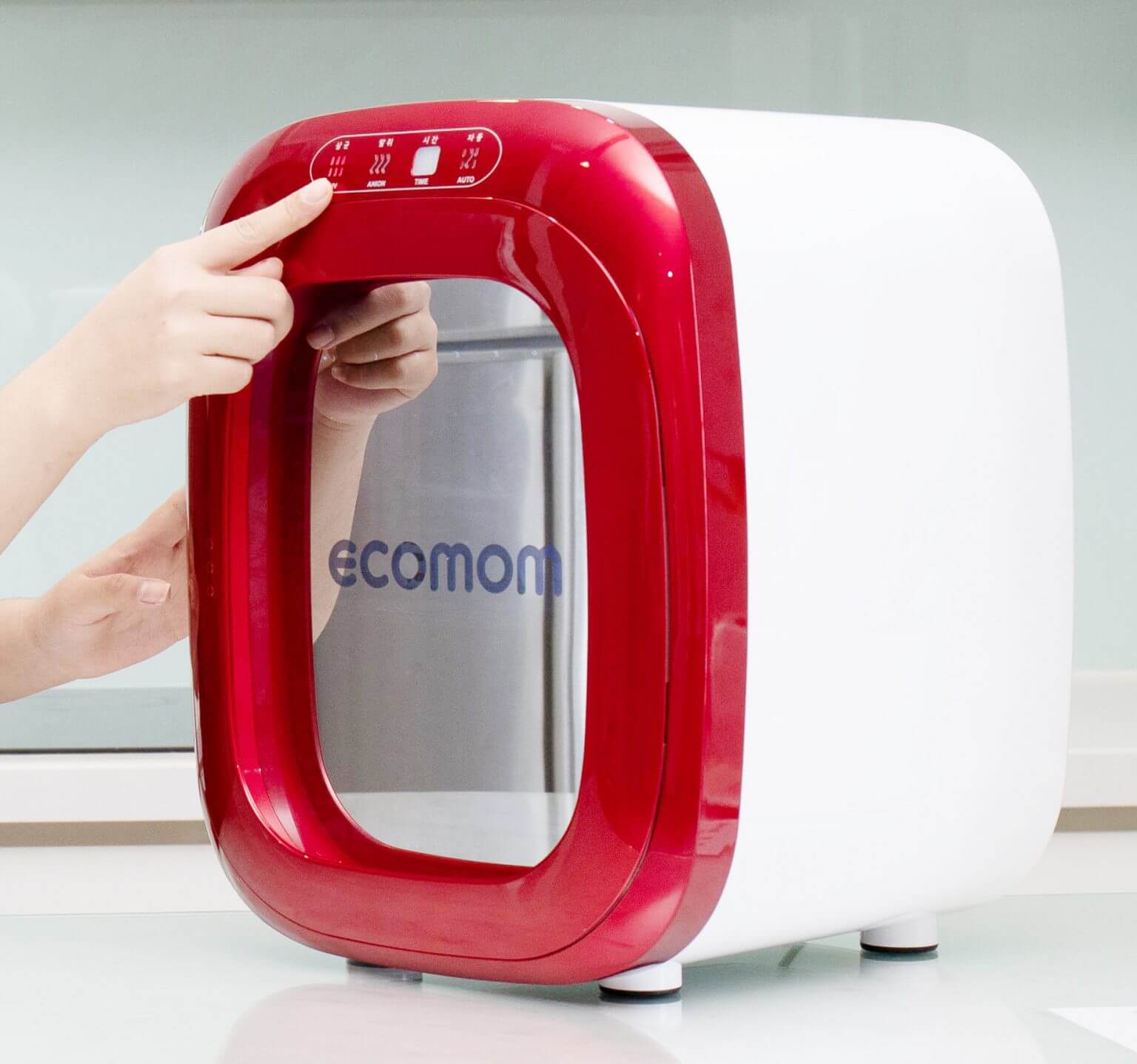 Máy tiệt trùng Ecomom sấy khô khử mùi bằng tia UV ECO-100 Pro (Màu Đỏ, màu Bạc) — ảnh 3