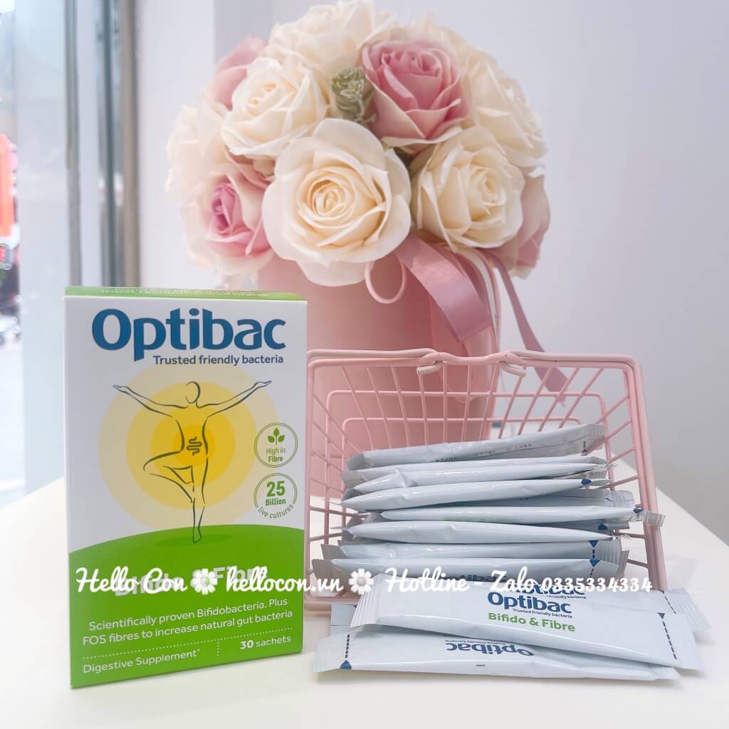 Men vi sinh Optibac của anh màu xanh lá 30 gói (trên 1 tuổi)