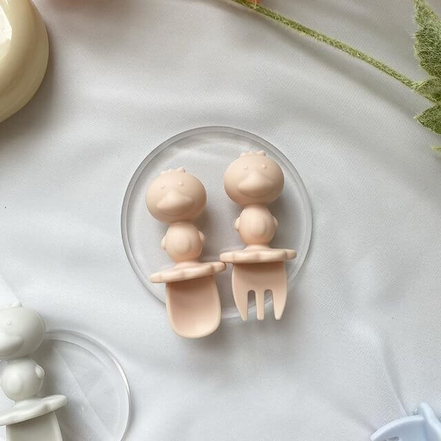 Set thìa dĩa TGM (Màu Cam, Hồng, Xanh Cốm, Trắng Xanh) — ảnh 2
