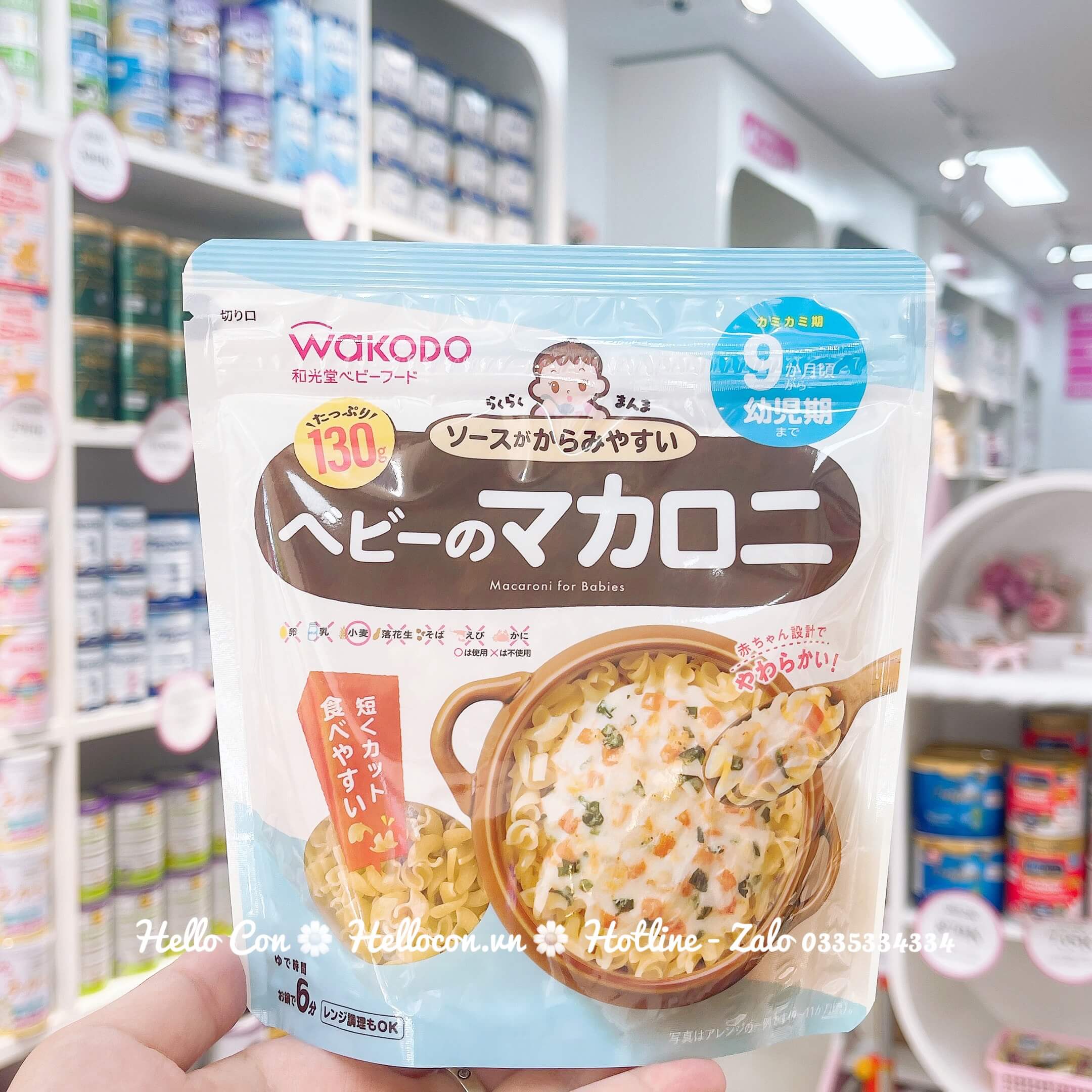 Mì Nui Wakodo cho bé 9 tháng tuổi
