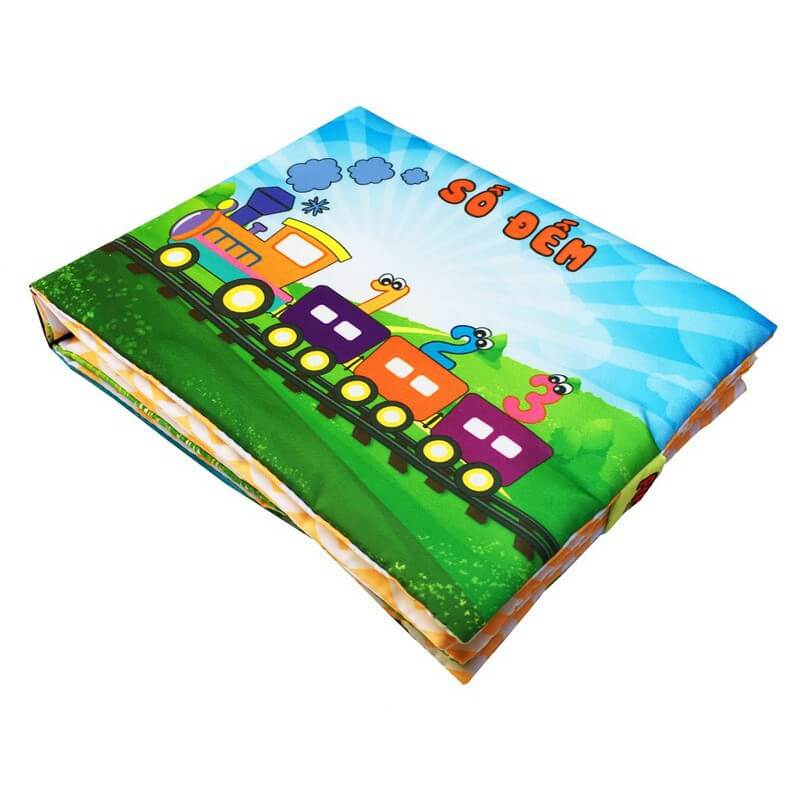 Sách vải Pipo cơ bản (Số Đếm, Chữ Cái, Hình Khối, Hoa Quả, Rau củ, Động vật nuôi, Sinh vật biển, Giao thông) — ảnh 2