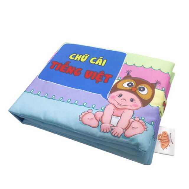 Sách vải Pipo cơ bản (Số Đếm, Chữ Cái, Hình Khối, Hoa Quả, Rau củ, Động vật nuôi, Sinh vật biển, Giao thông) — ảnh 3