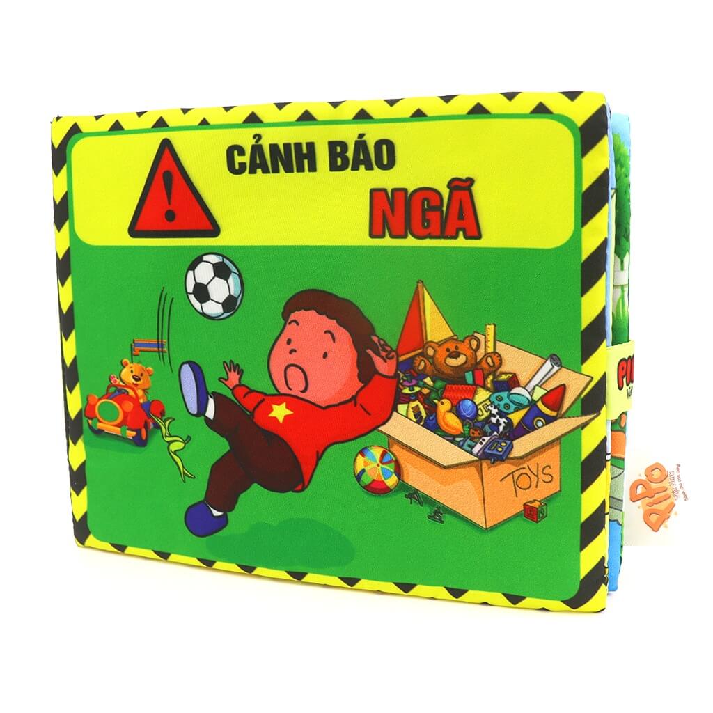 Sách vải Pipo cơ bản (Số Đếm, Chữ Cái, Hình Khối, Hoa Quả, Rau củ, Động vật nuôi, Sinh vật biển, Giao thông) — ảnh 15
