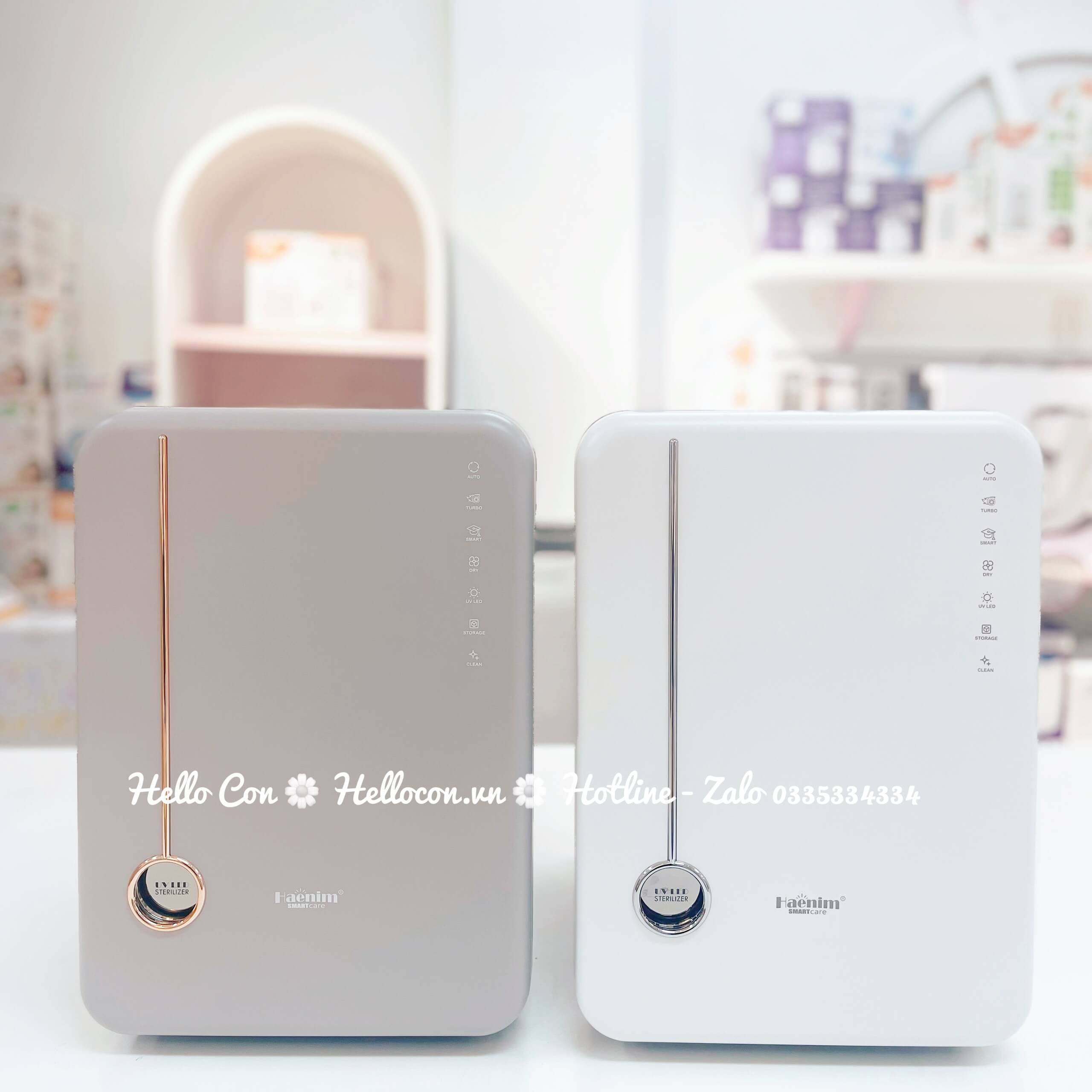 Máy tiệt trùng HAENIM UV LED Sterilizer 4G (Màu Grey Metal, màu Gray Gold, màu White Gold)