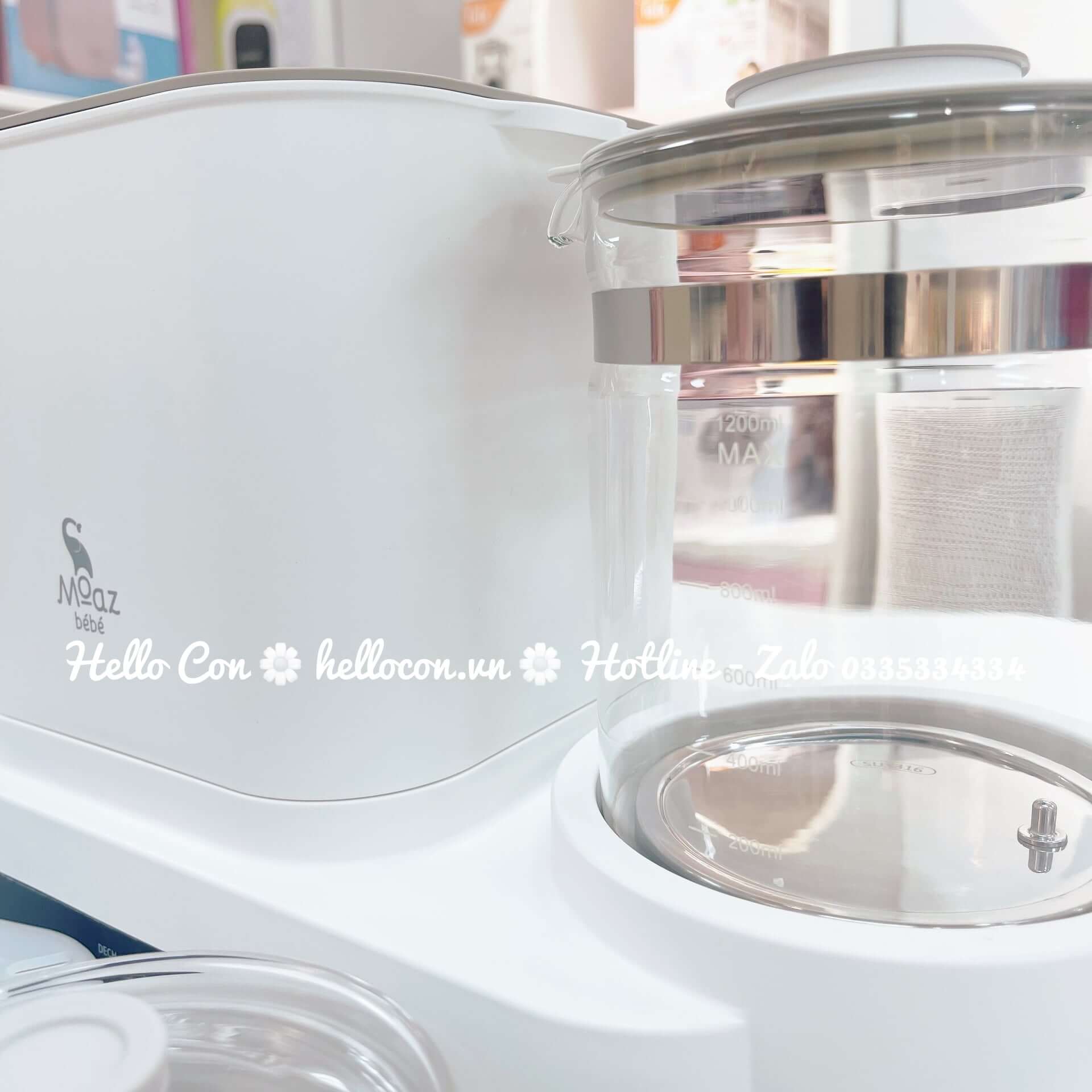 Máy tiệt trùng sấy khô kèm đun nước Moaz Bébé MB031 — ảnh 2