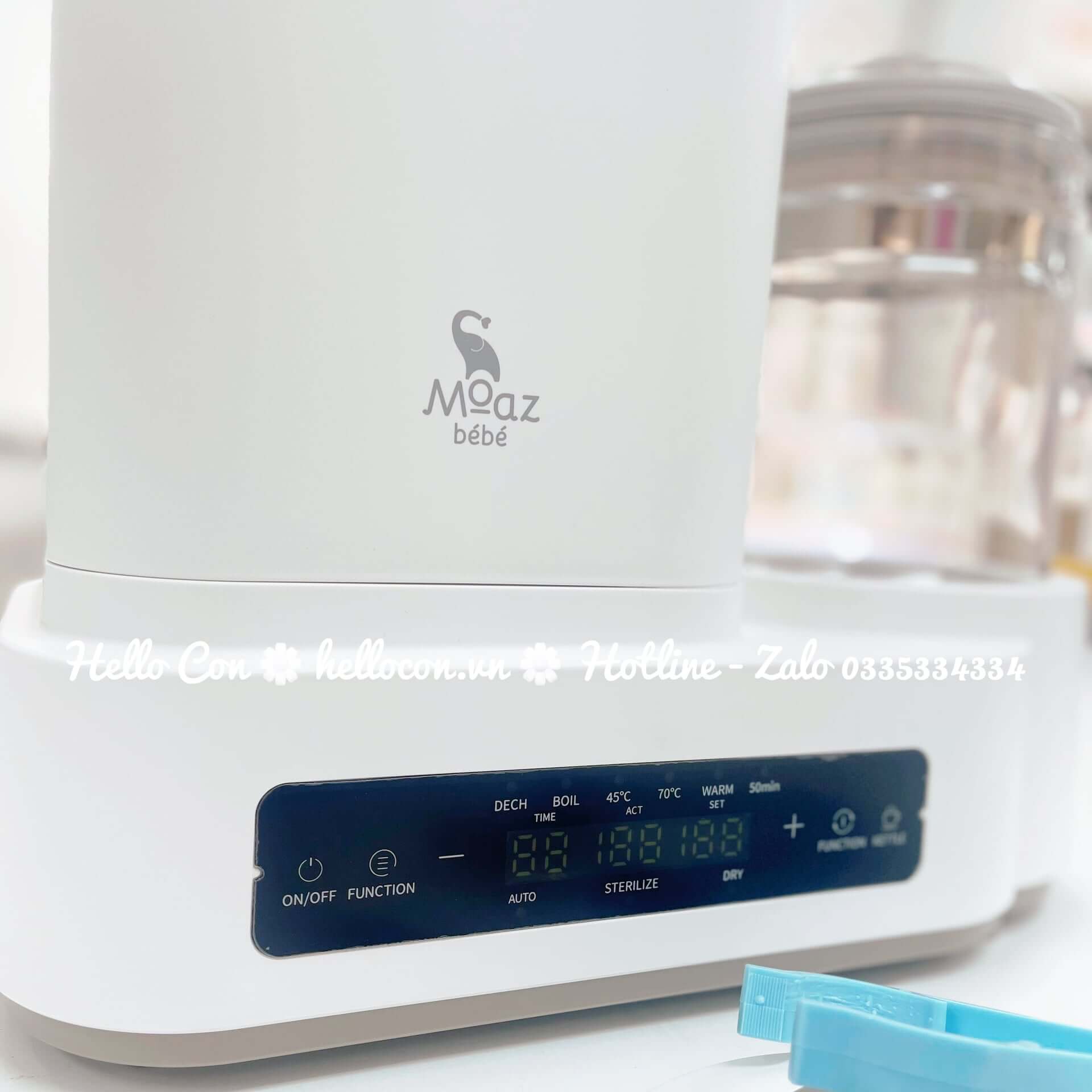 Máy tiệt trùng sấy khô kèm đun nước Moaz Bébé MB031 — ảnh 3