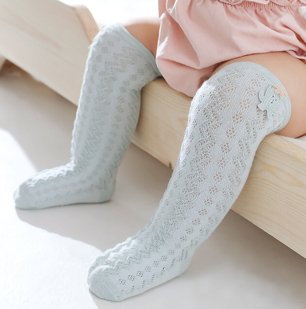 Set 3 đôi tất dài dệt lưới thoáng Cutie Nắng Của Mẹ — ảnh 6