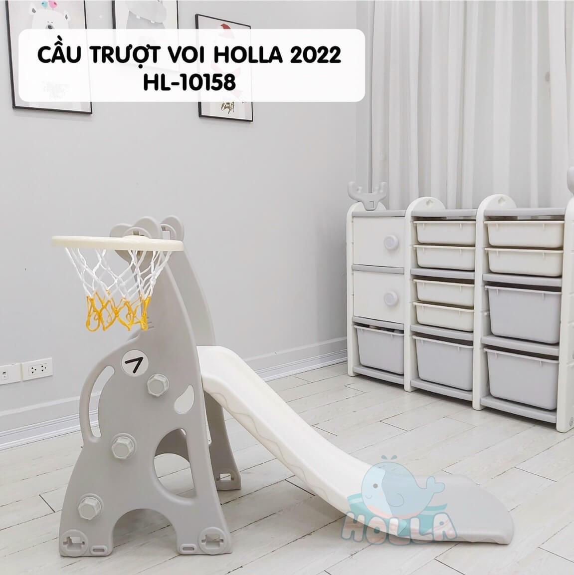 Cầu trượt Holla 2022 họa tiết Voi — ảnh 3