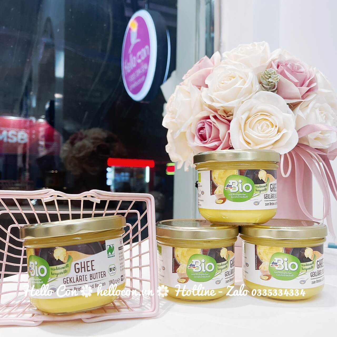 Bơ GHEE hữu cơ Bio Đức 180g
