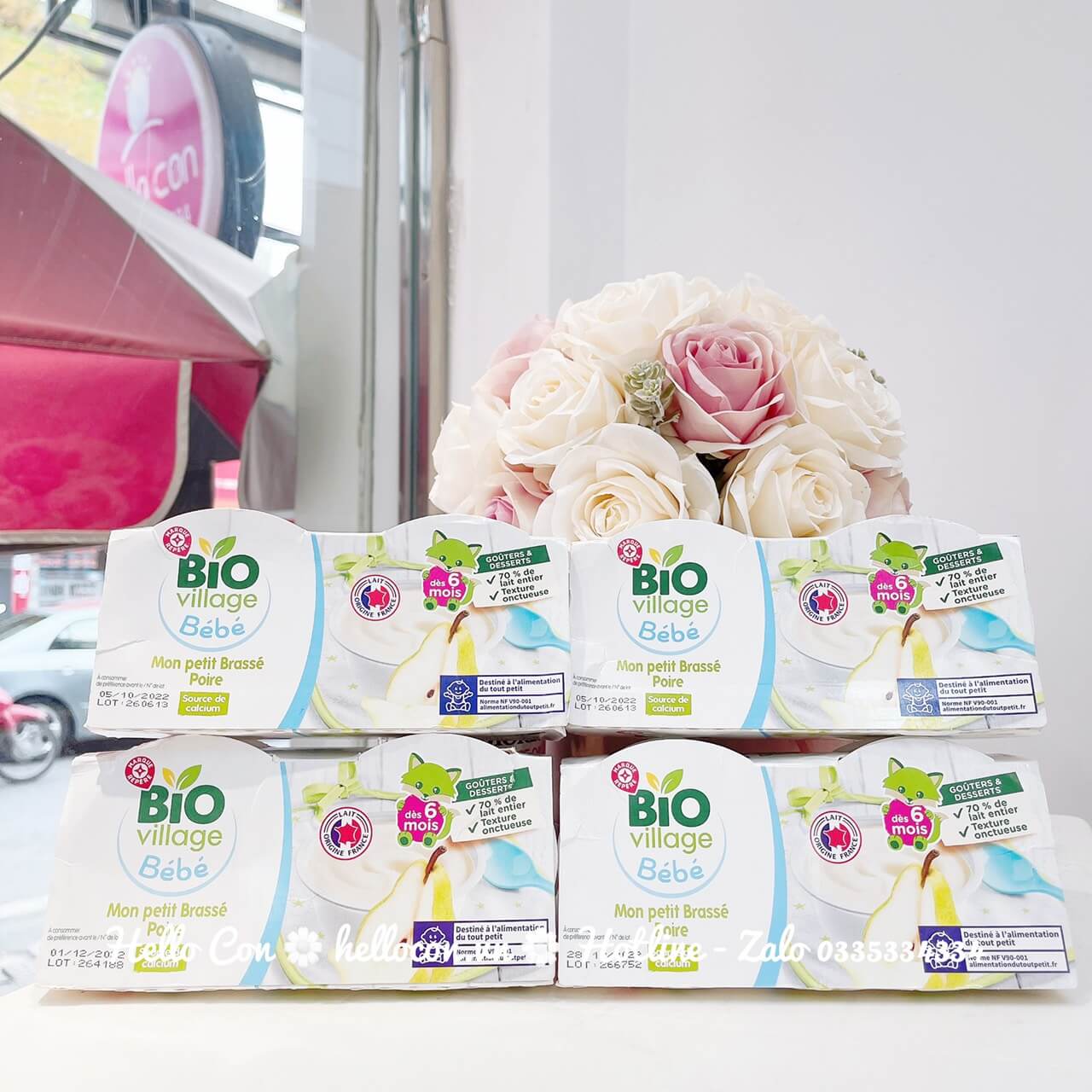 Sữa chua hữu cơ ít chua BIO (lốc 100gx4 hộp) — ảnh 2