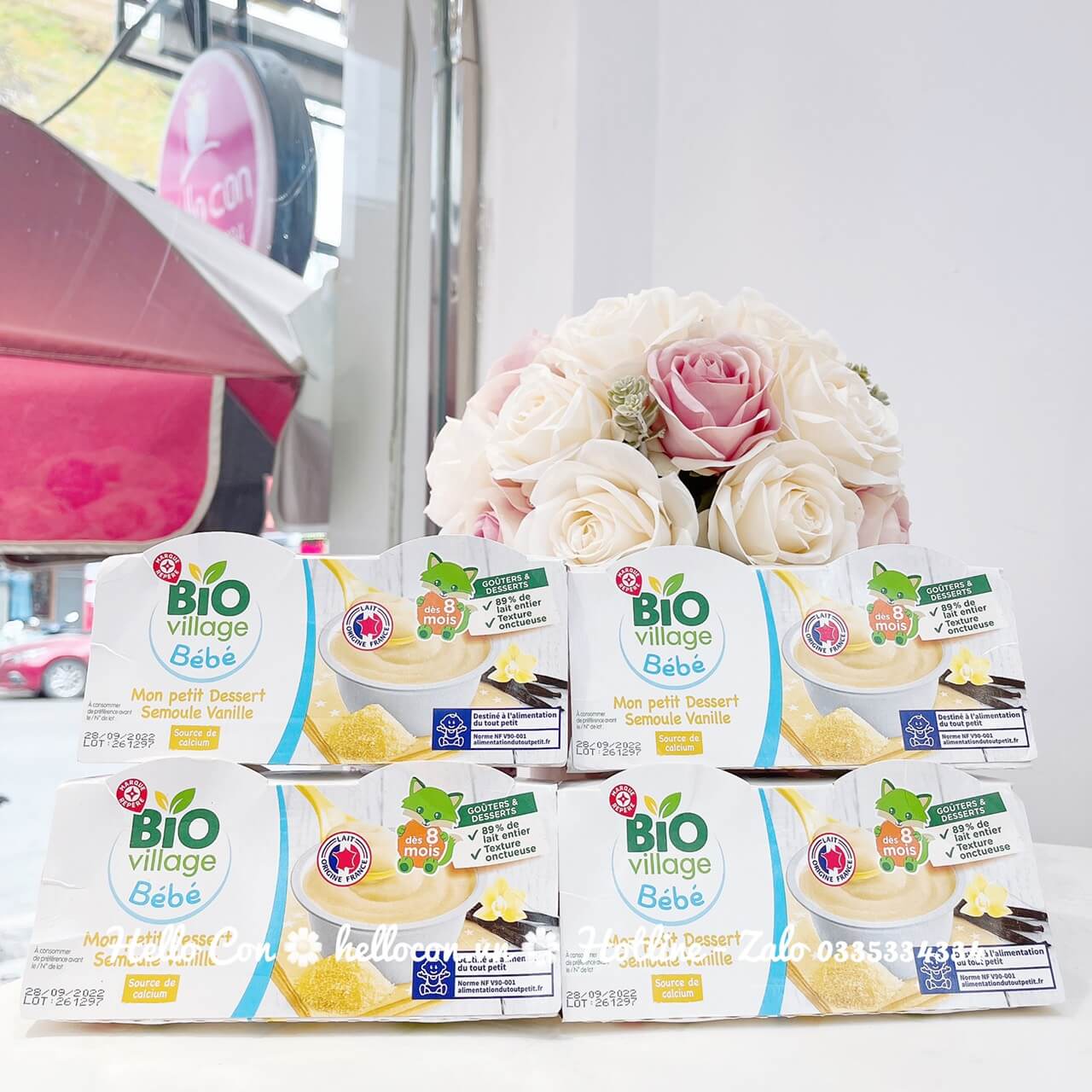 Sữa chua hữu cơ ít chua BIO (lốc 100gx4 hộp) — ảnh 3