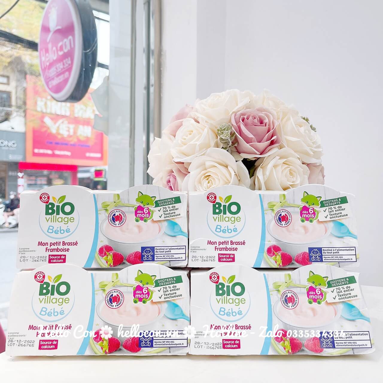 Sữa chua hữu cơ ít chua BIO (lốc 100gx4 hộp) — ảnh 6