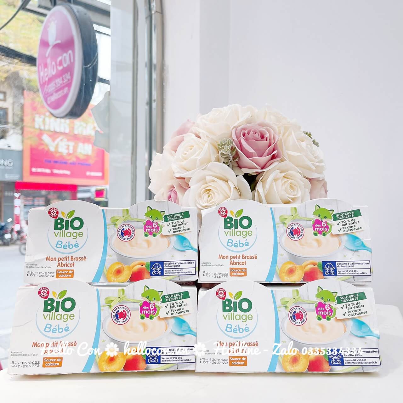 Sữa chua hữu cơ ít chua BIO (lốc 100gx4 hộp) — ảnh 7